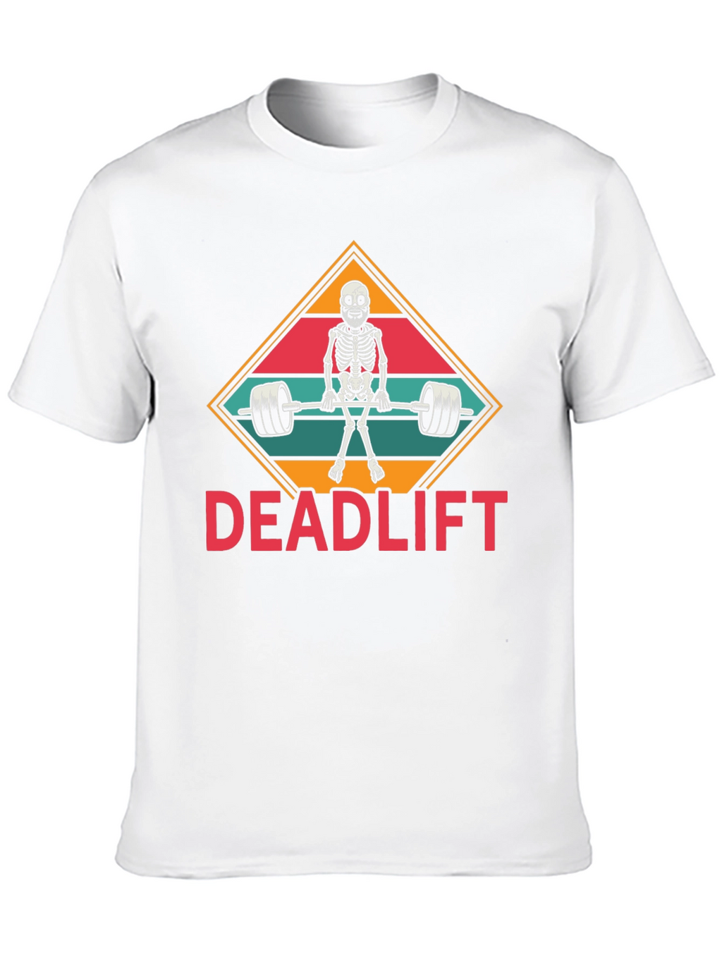 Deadlift Skeleton Graphic T-Shirt
