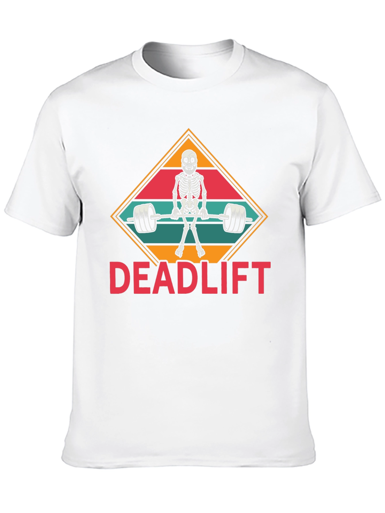Deadlift Skeleton Graphic T-Shirt