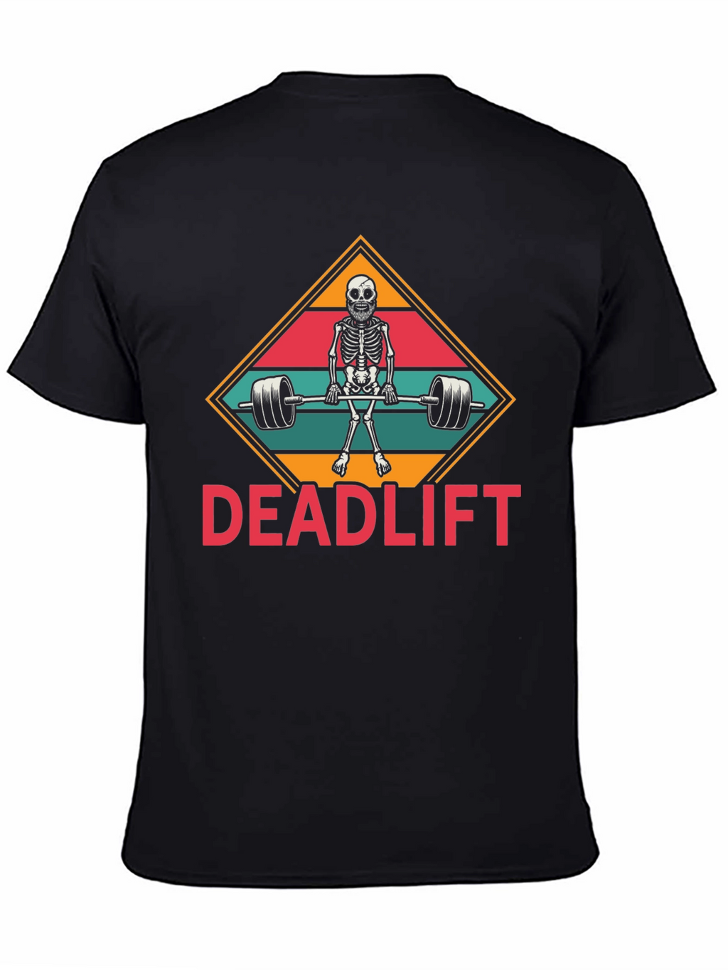 Deadlift Skeleton Graphic T-Shirt