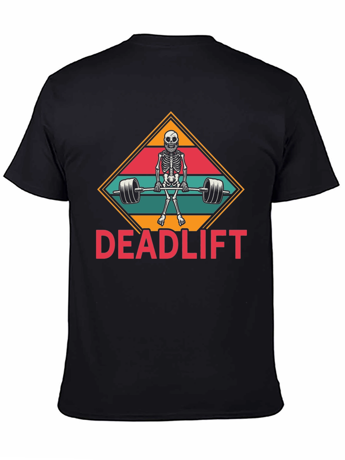 Deadlift Skeleton Graphic T-Shirt