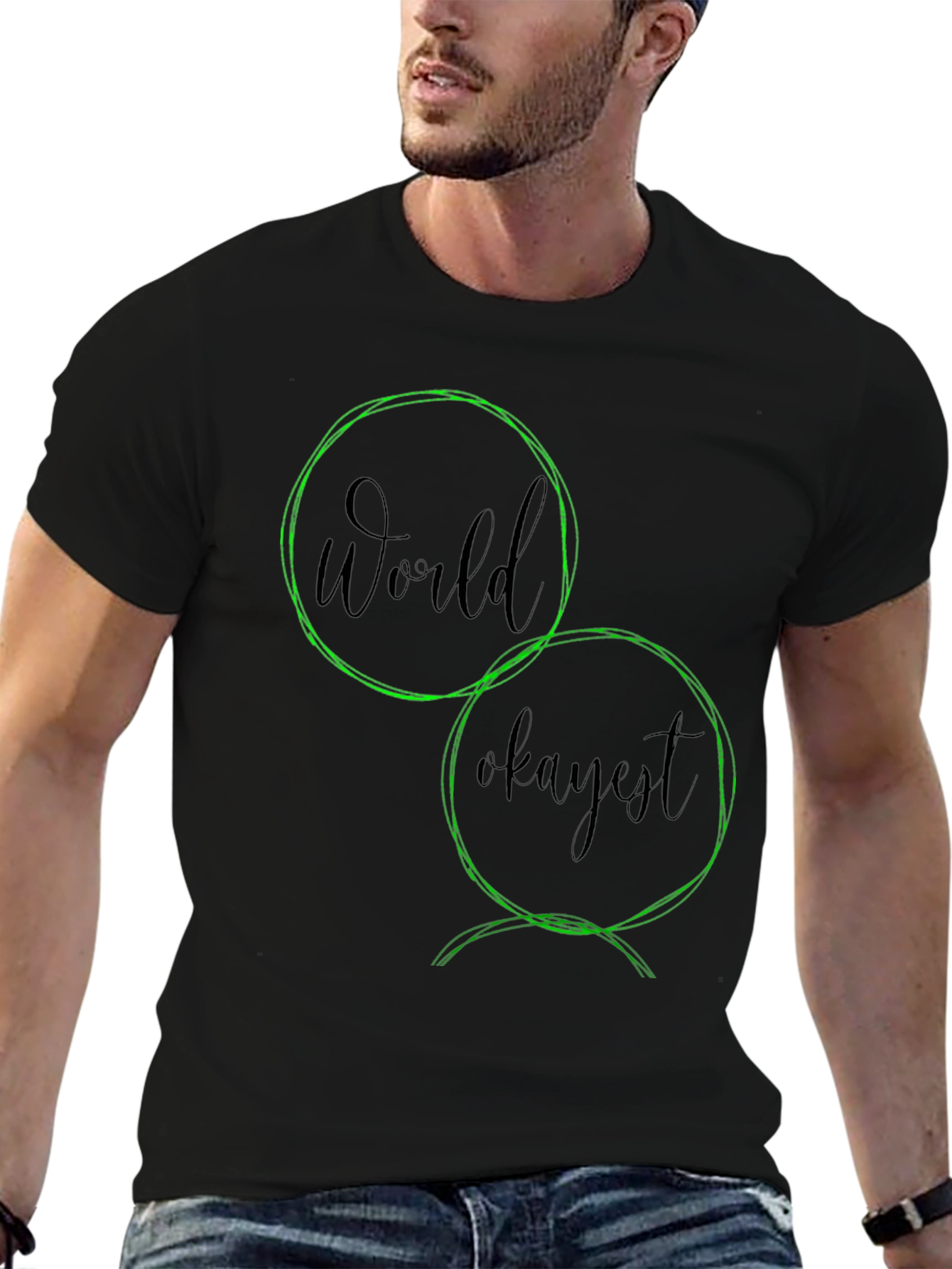 World Okayest Graphic T-Shirt - Casual Wear