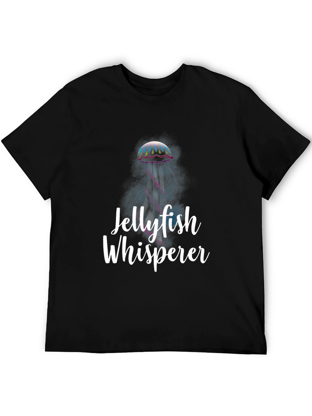 Jellyfish Whisperer Graphic T-Shirt - Black