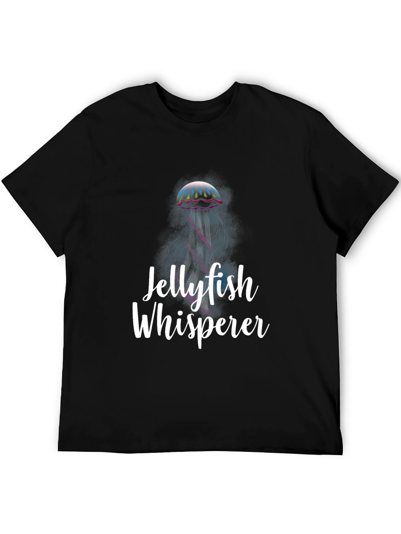 Jellyfish Whisperer Graphic T-Shirt - Black