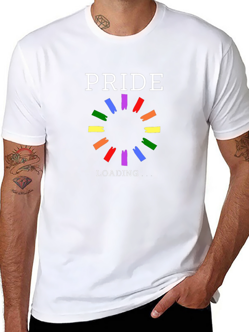 Pride Loading Graphic T-Shirt