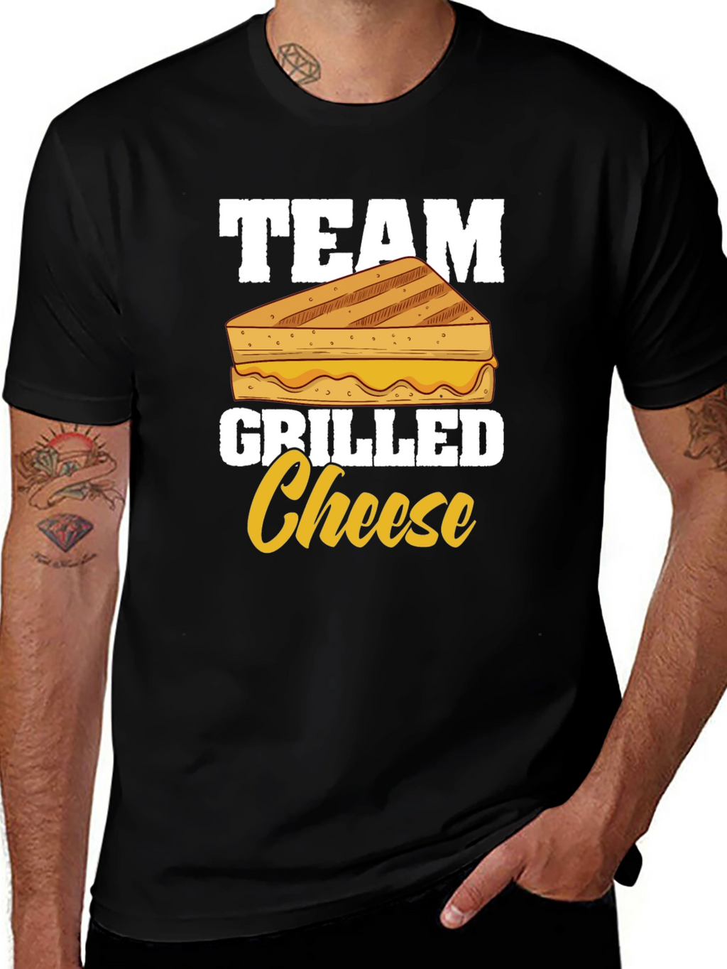 Team Grilled Cheese T-Shirt - Comfort Food Apparel
