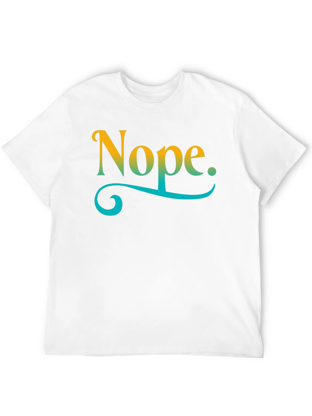 Nope Graphic T-Shirt - Relaxed Fit Casual Style