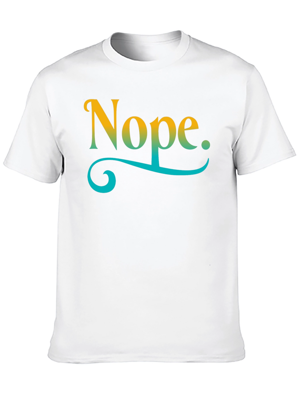 Nope Graphic T-Shirt - Relaxed Fit Casual Style