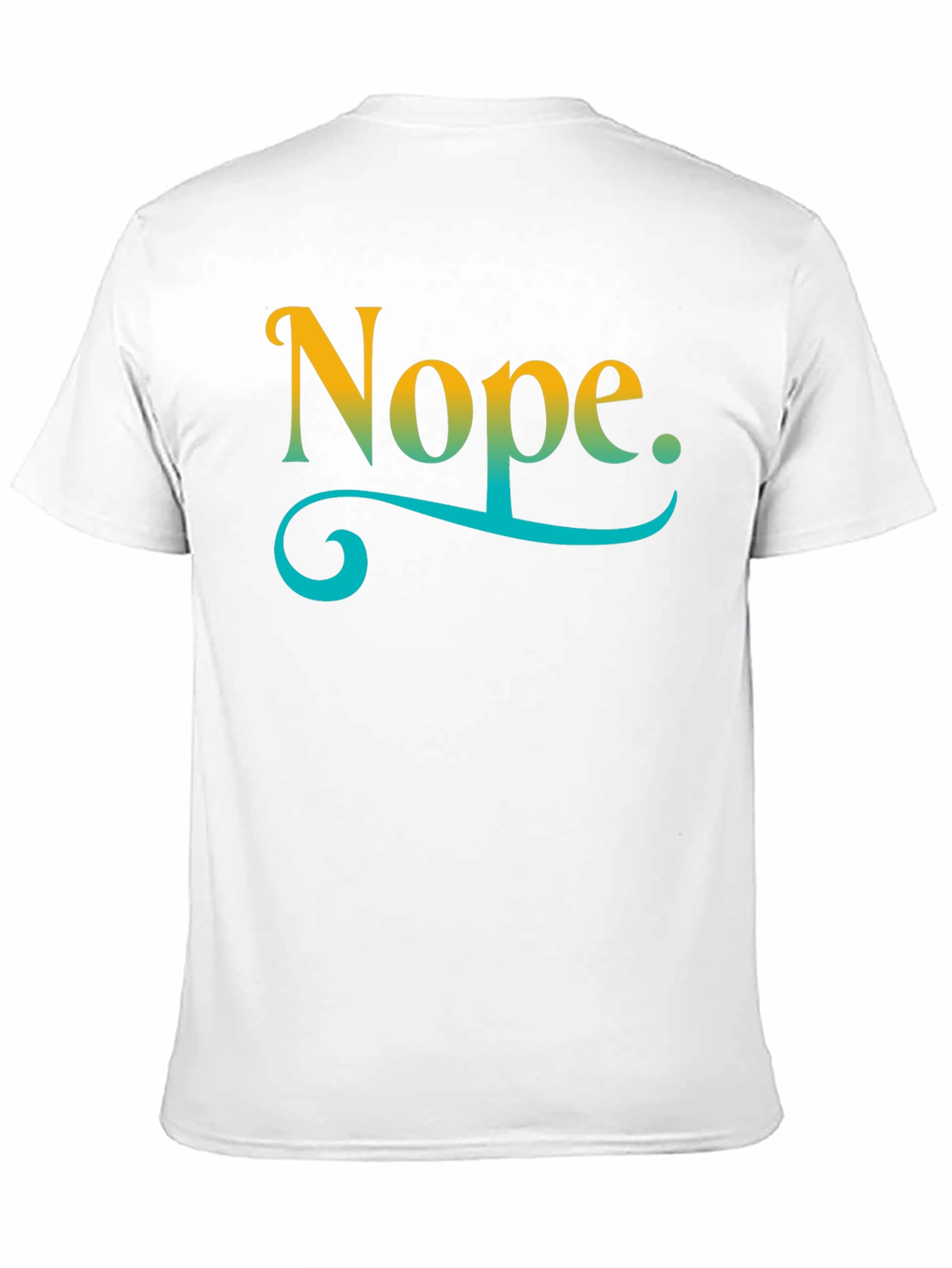 Nope Graphic T-Shirt - Relaxed Fit Casual Style