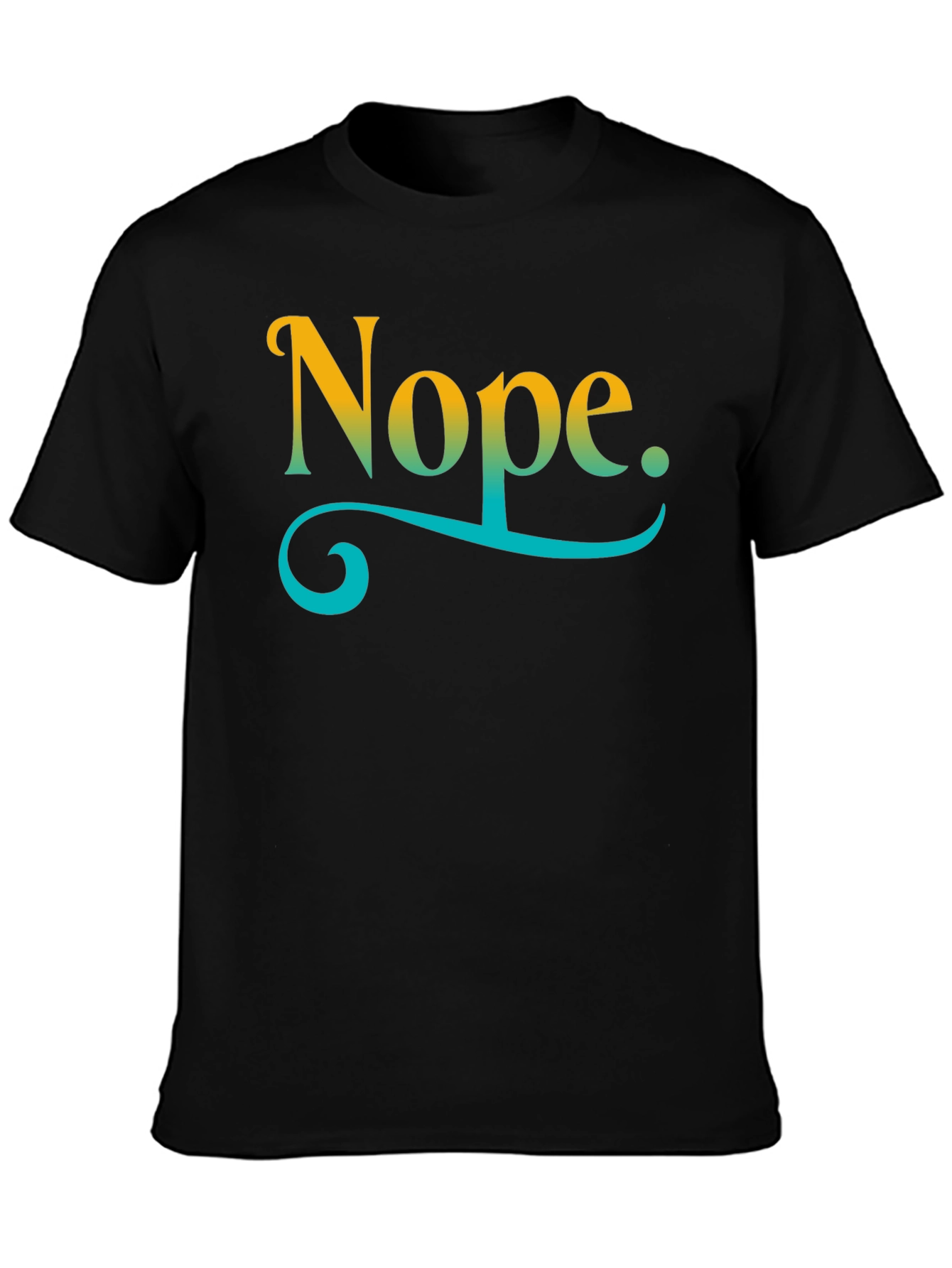 Nope Graphic T-Shirt - Relaxed Fit Casual Style