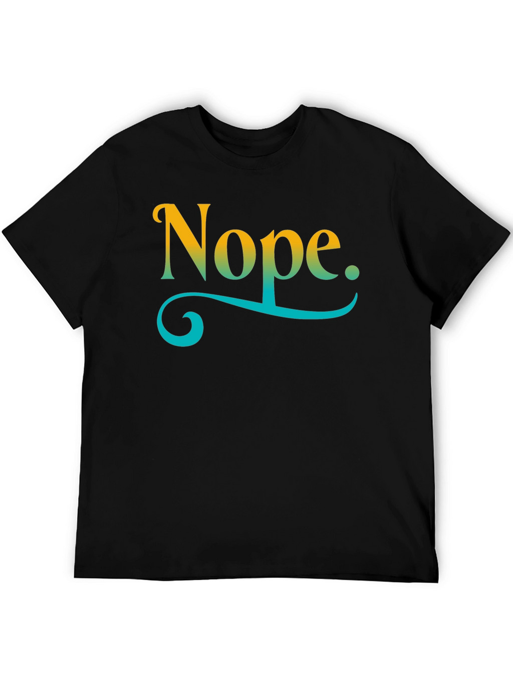 Nope Graphic T-Shirt - Relaxed Fit Casual Style