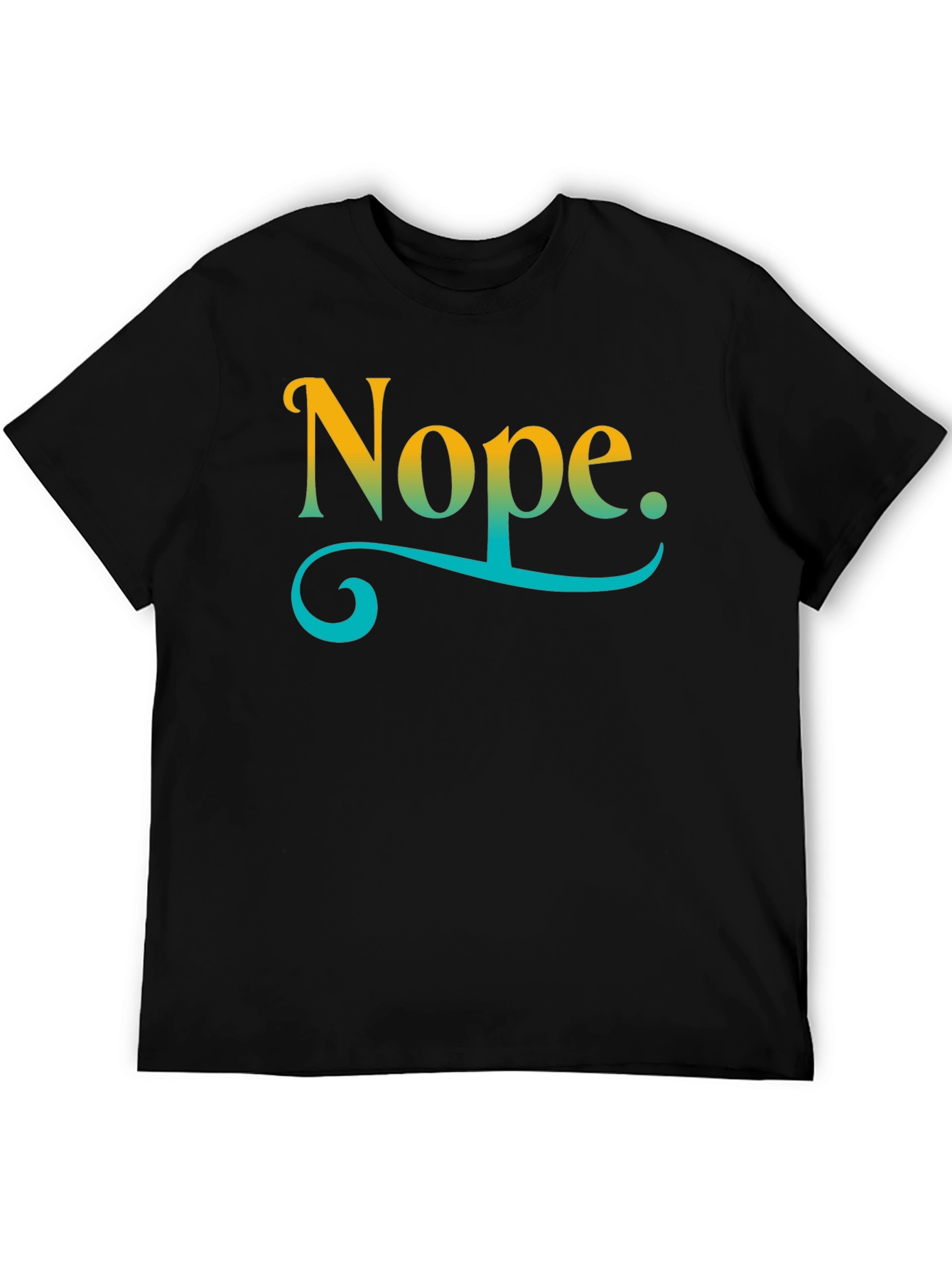 Nope Graphic T-Shirt - Relaxed Fit Casual Style