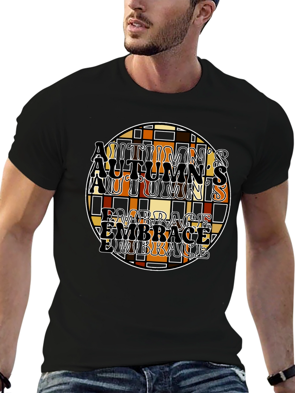 Autumns Embrace T-Shirt - Fall Season Apparel