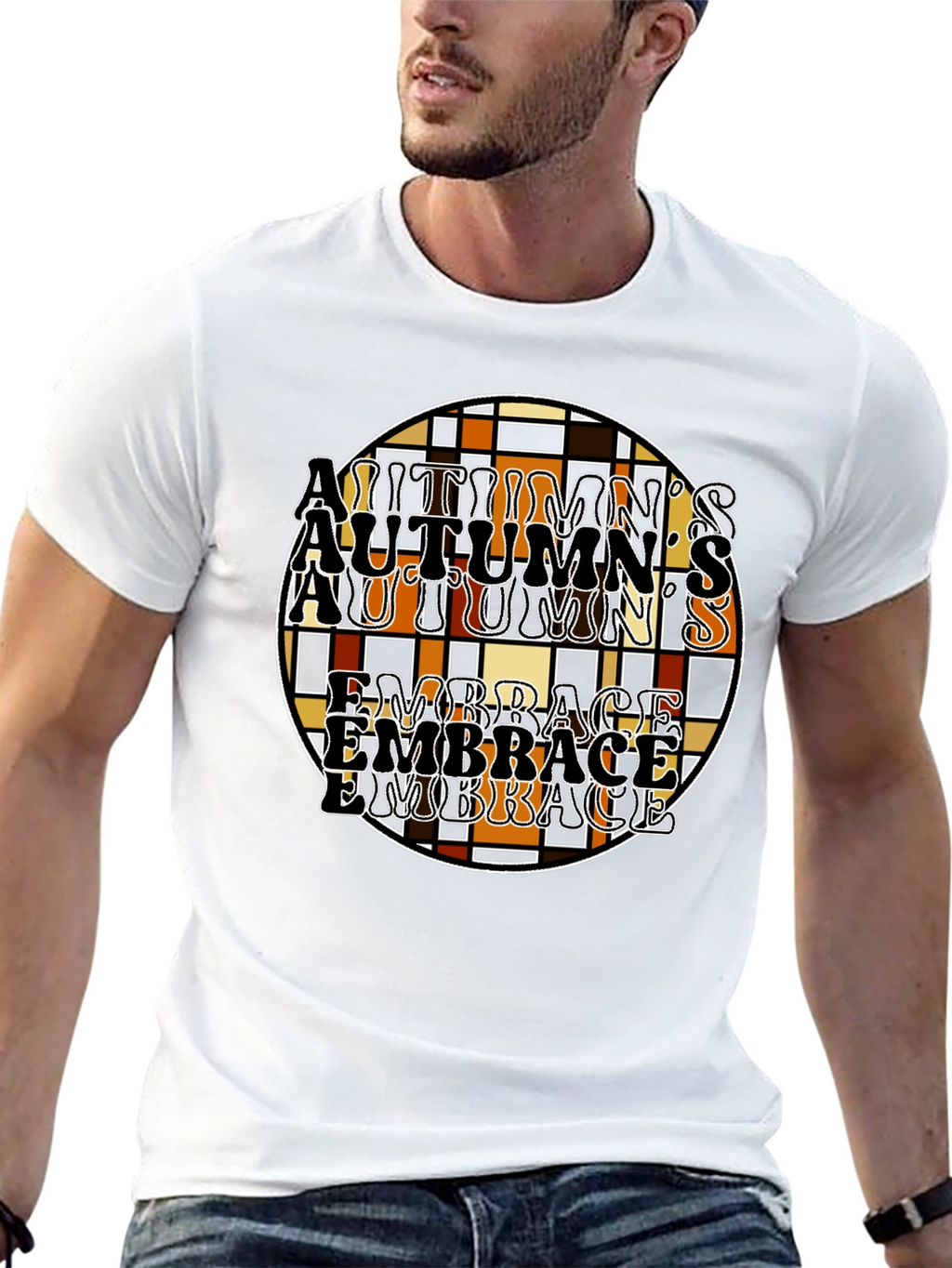 Autumns Embrace T-Shirt - Fall Season Apparel