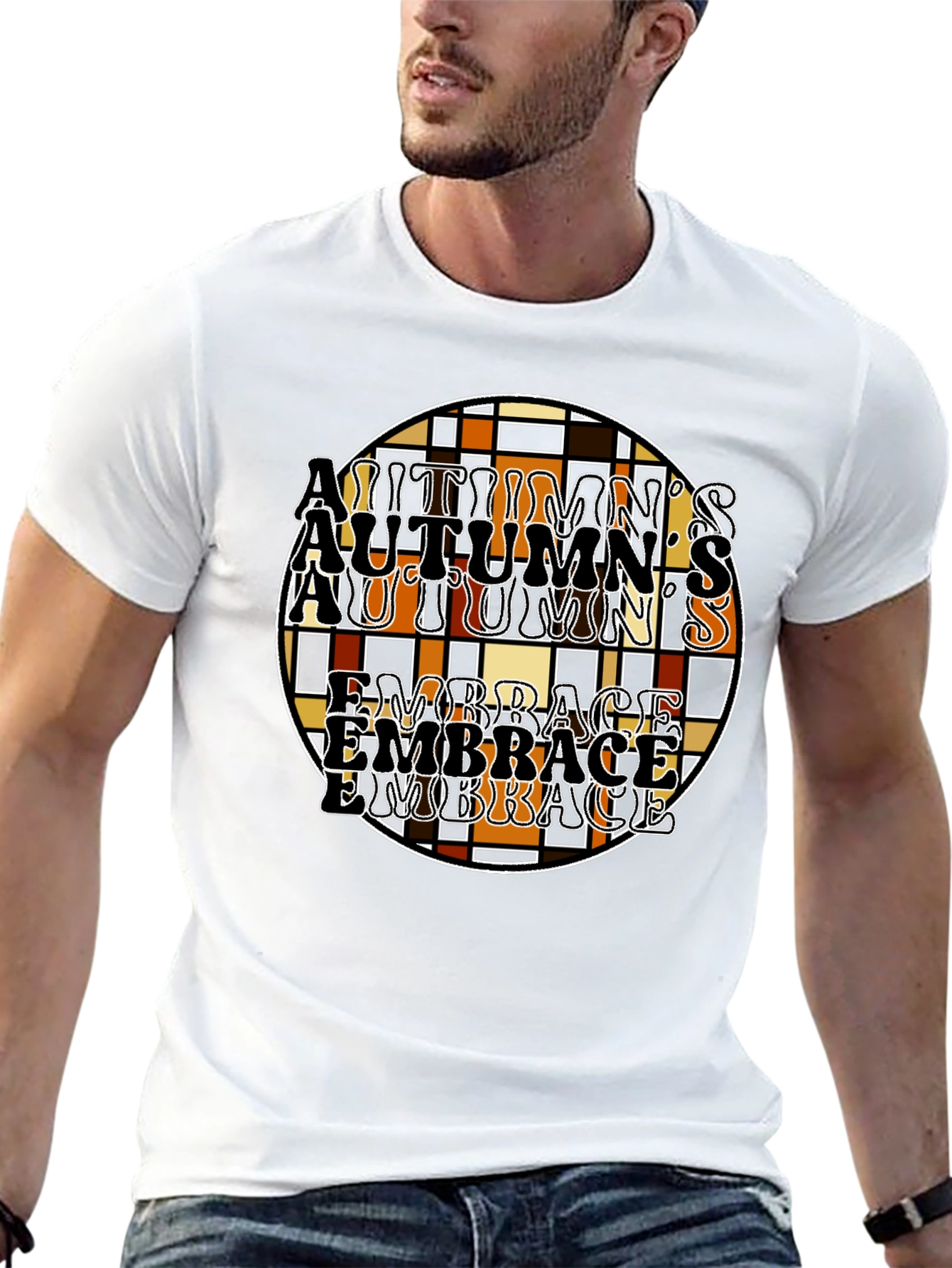 Autumns Embrace T-Shirt - Fall Season Apparel