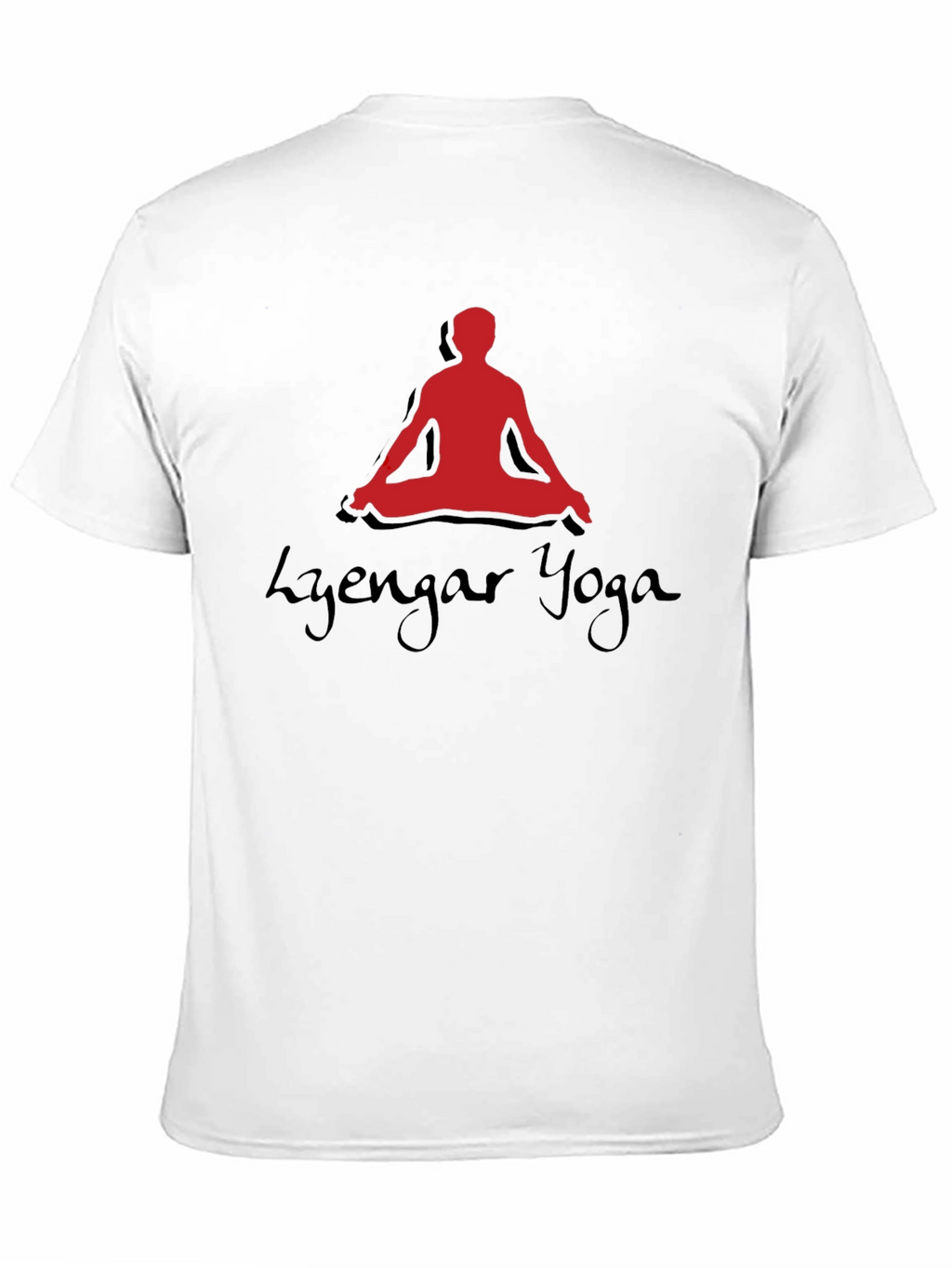 Iyengar Yoga Meditation Pose Black T-Shirt