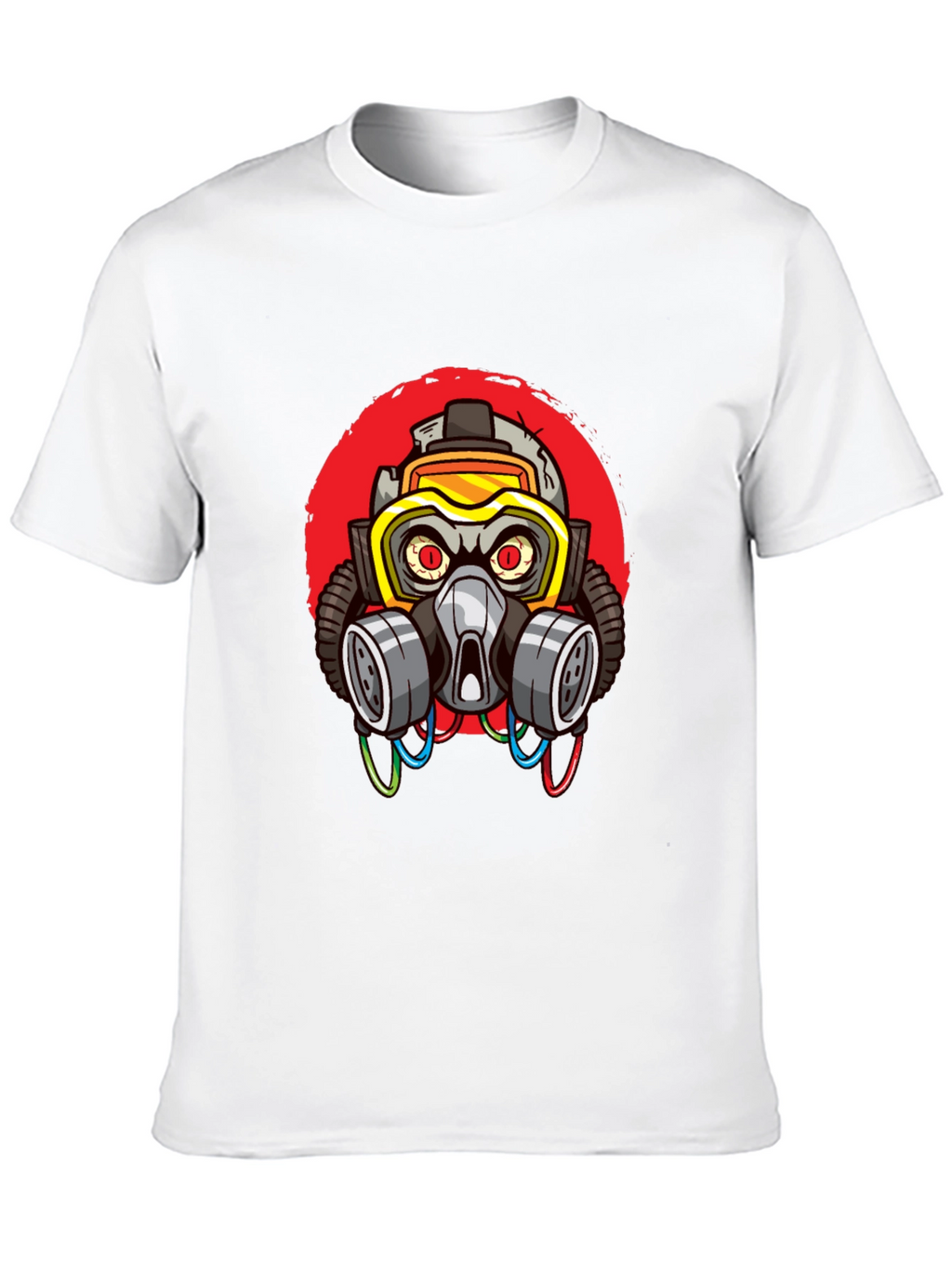 Gas Mask Graphic T-Shirt - Cool Streetwear Style