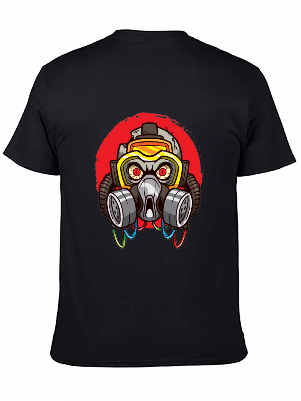 Gas Mask Graphic T-Shirt - Cool Streetwear Style
