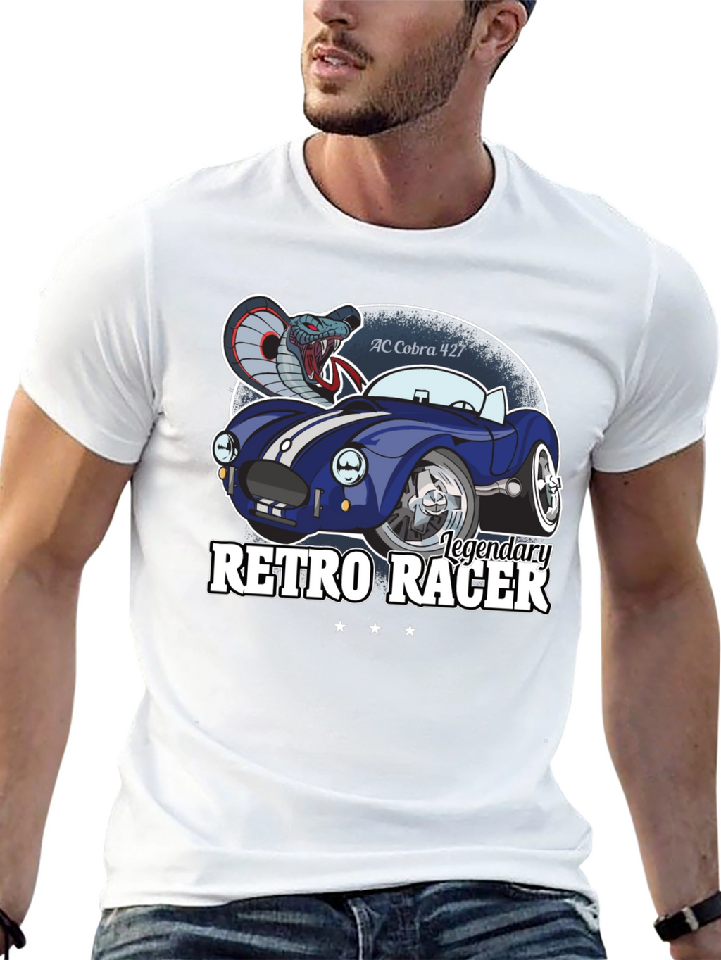 Retro Racer AC Cobra 427 T-Shirt