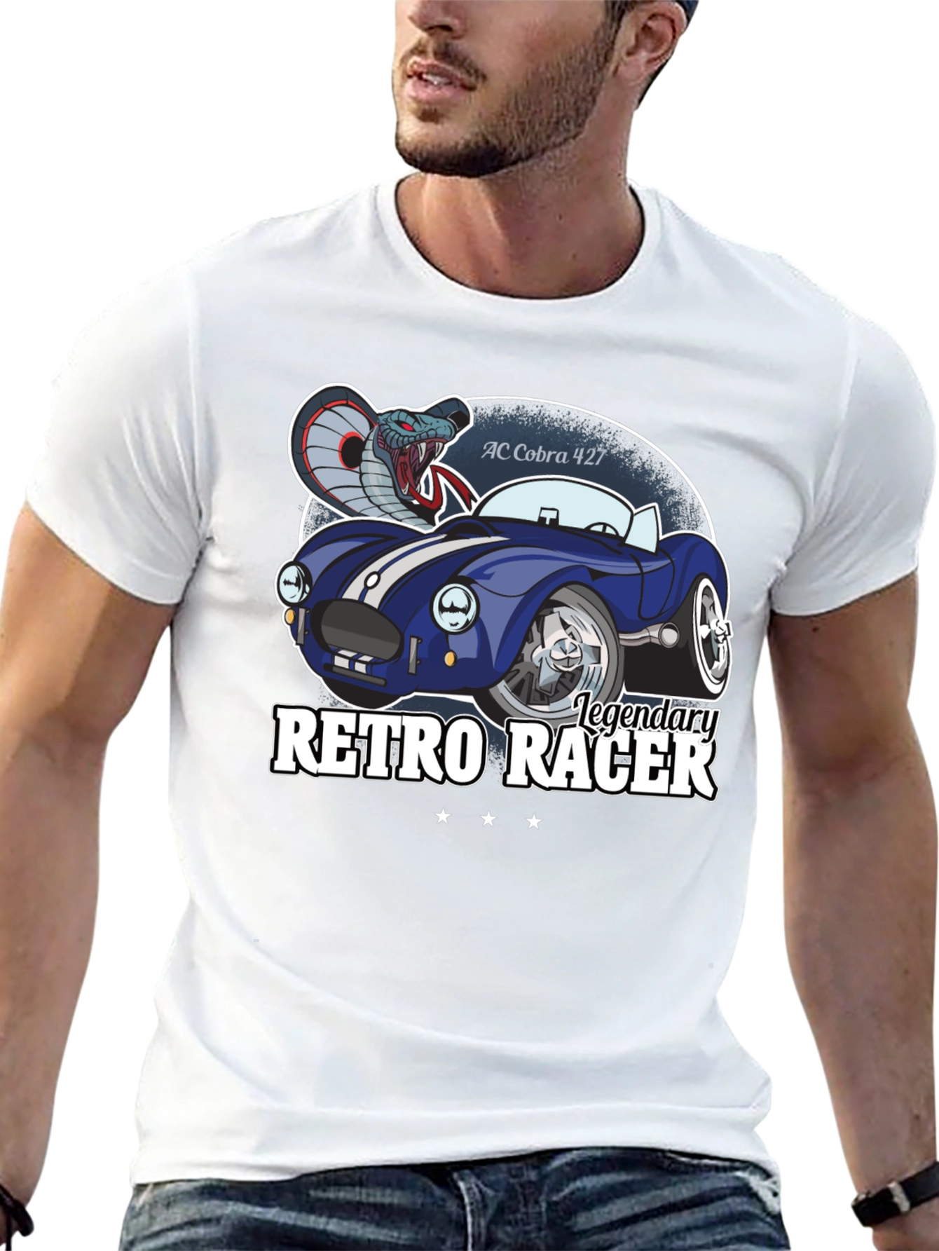 Retro Racer AC Cobra 427 T-Shirt