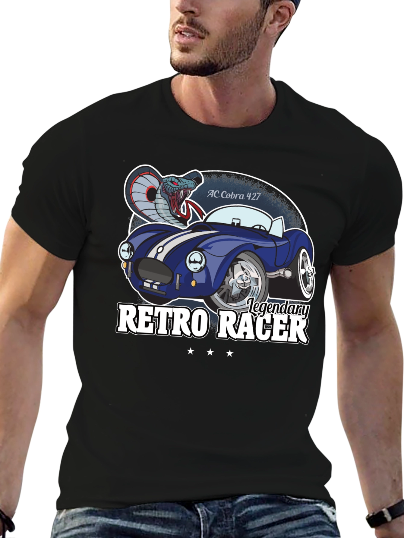 Retro Racer AC Cobra 427 T-Shirt