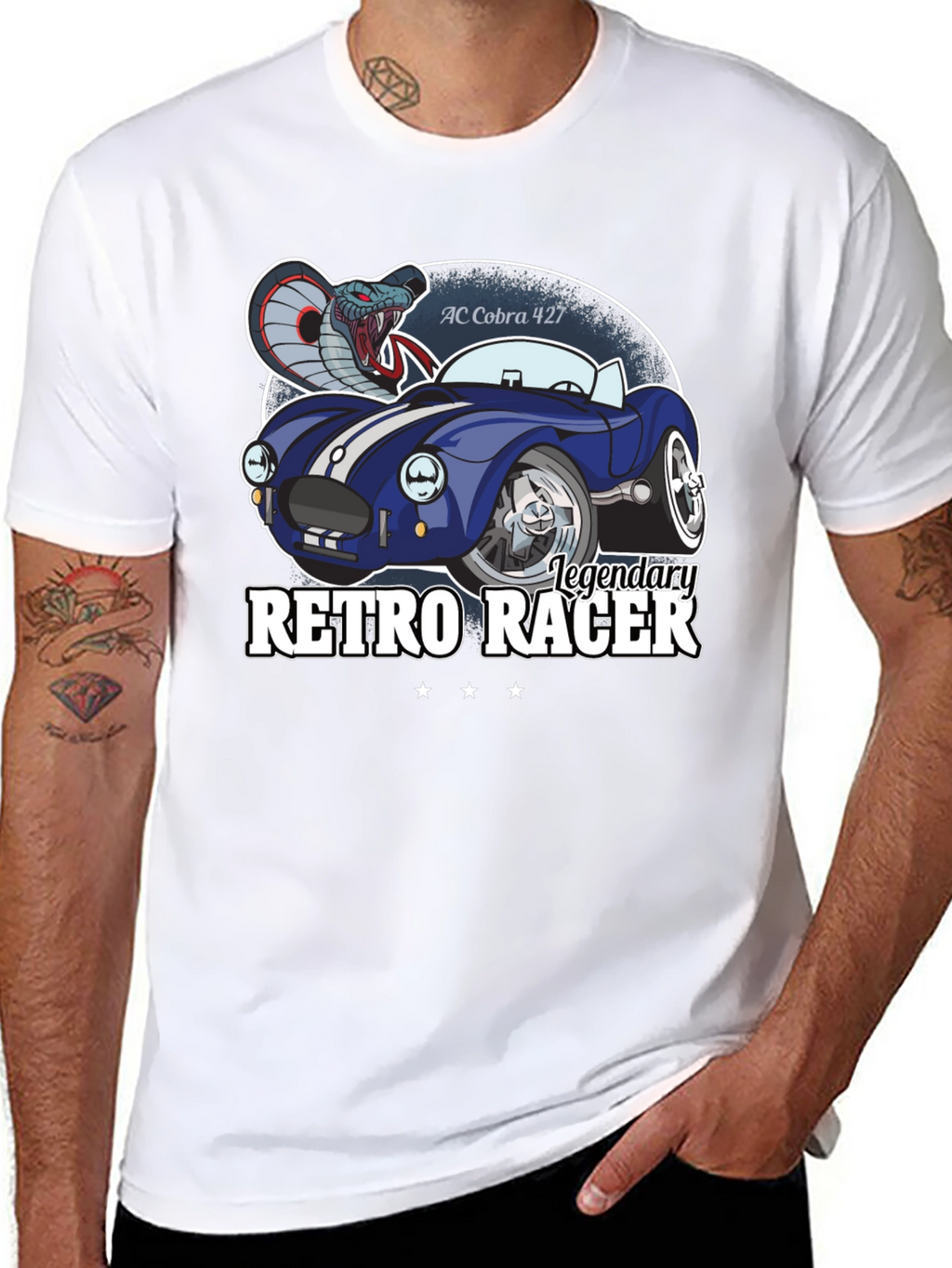 Retro Racer AC Cobra 427 T-Shirt