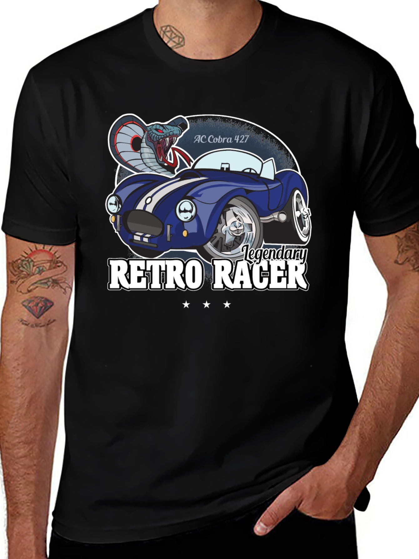 Retro Racer AC Cobra 427 T-Shirt