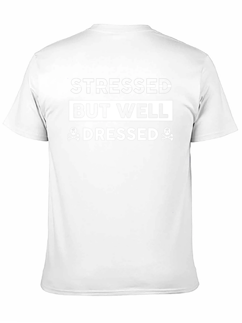 Stressed But Well Dressed Black Graphic Tee