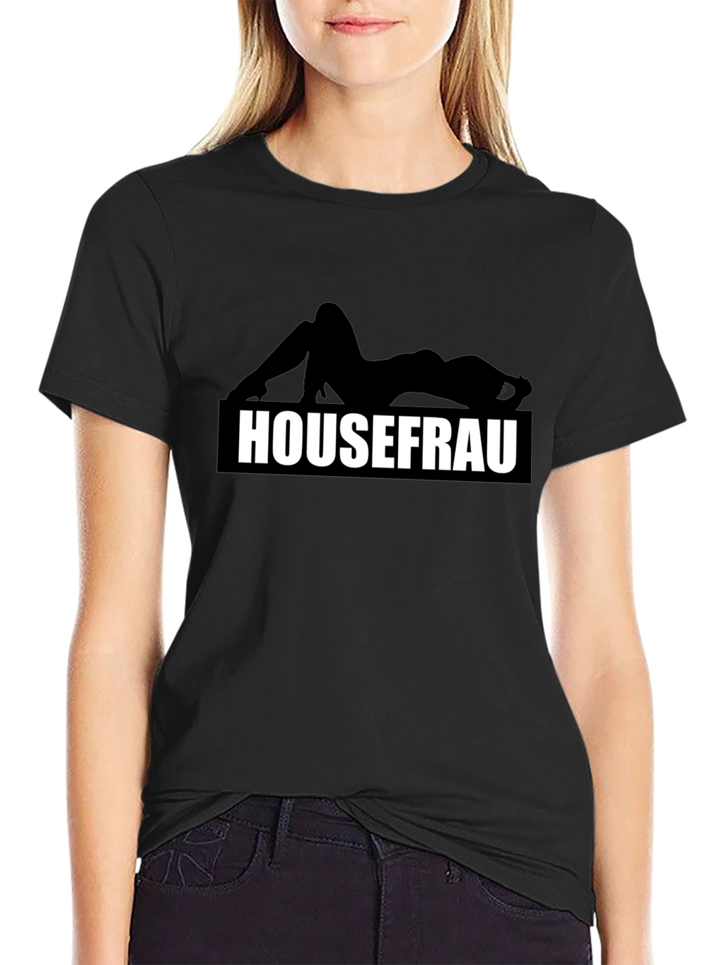 Housefrau Graphic T-Shirt - Black Tee