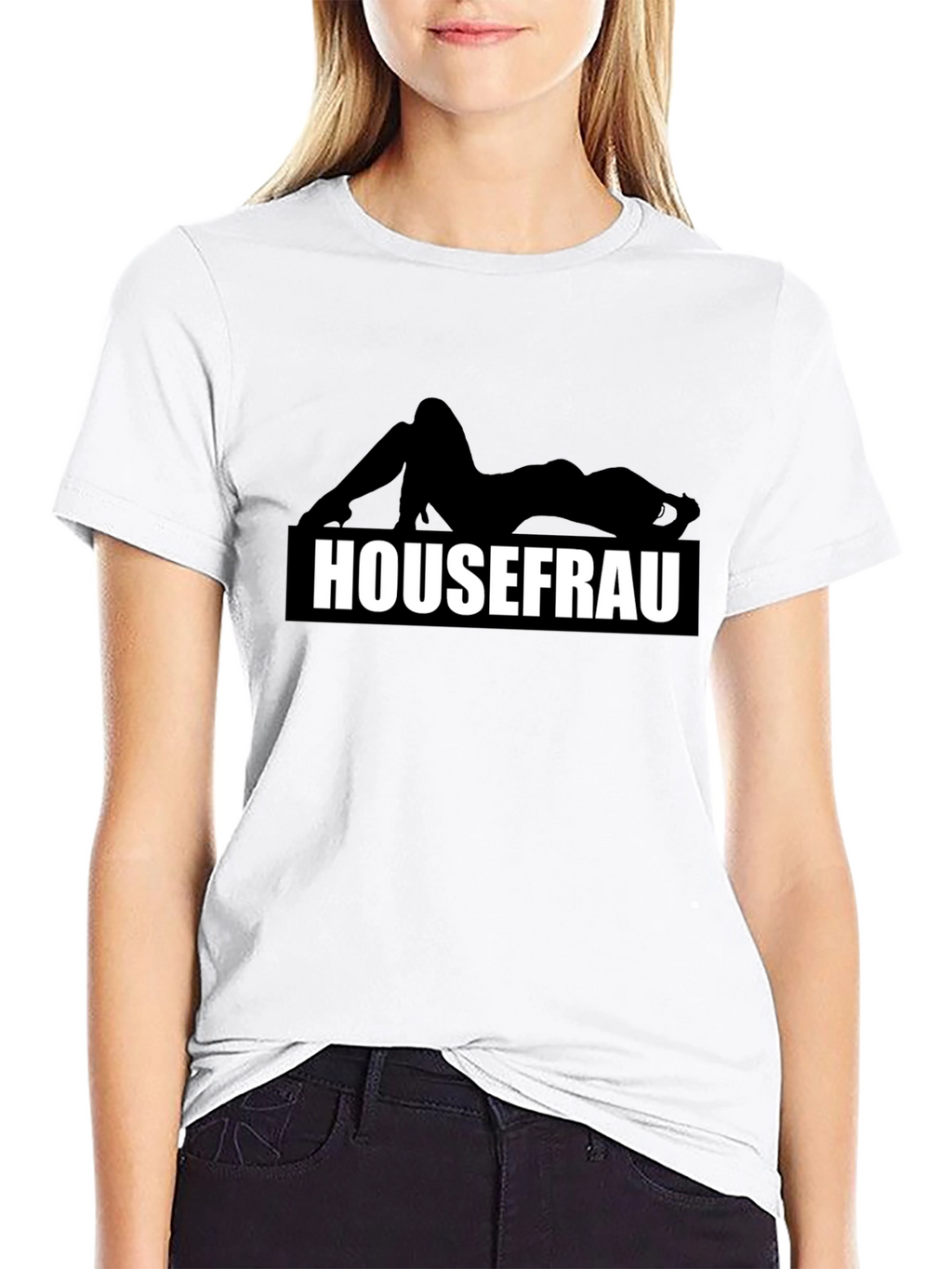 Housefrau Graphic T-Shirt - Black Tee