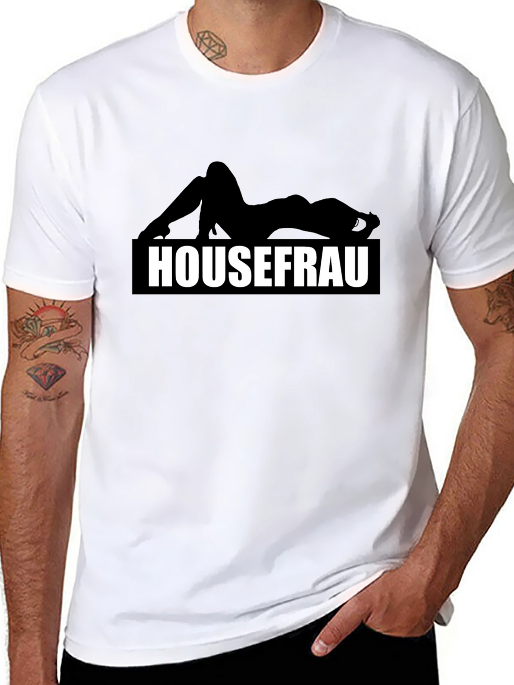 Housefrau Graphic T-Shirt - Black Tee