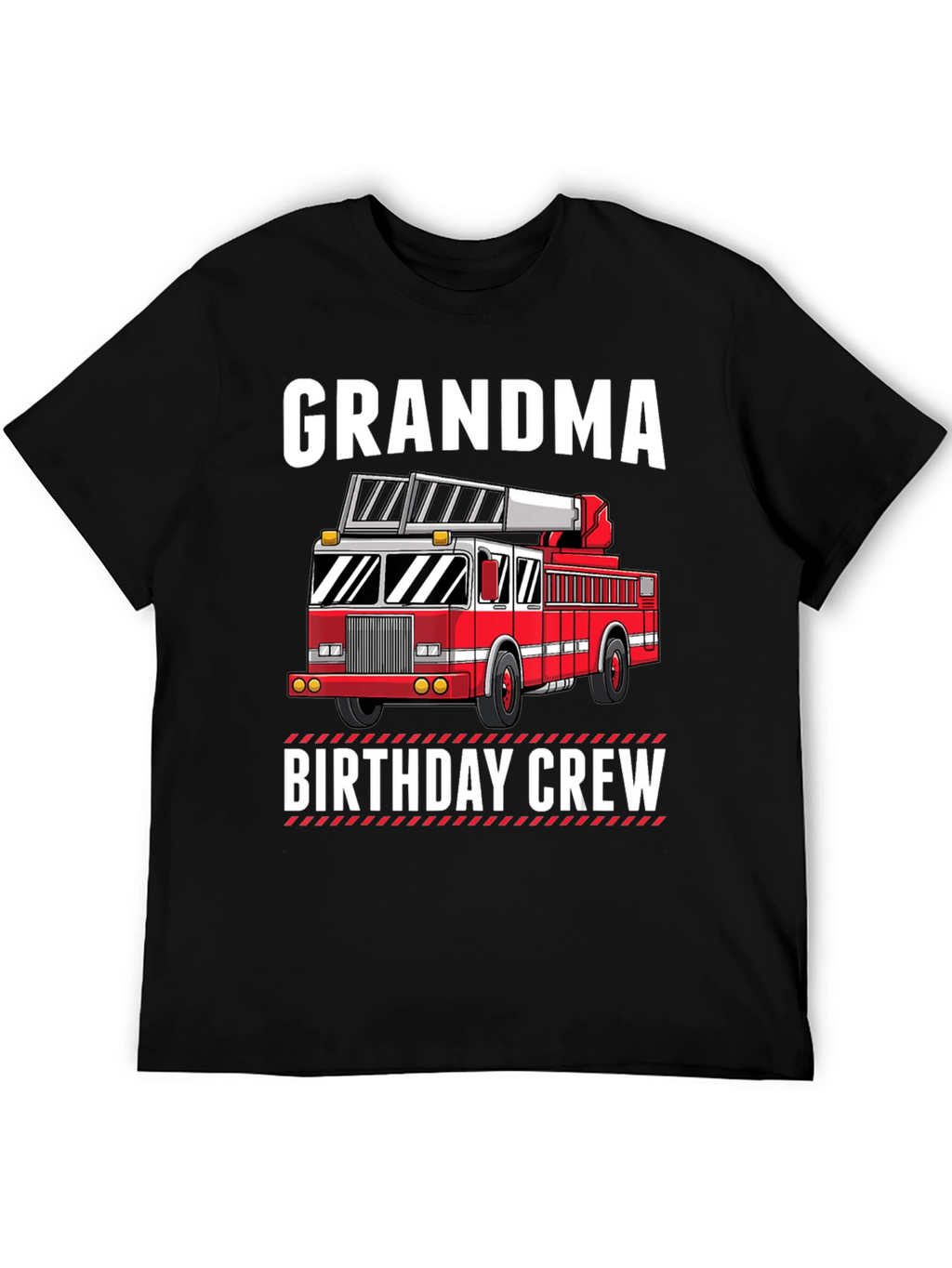 Grandma Birthday Crew Firetruck T-Shirt