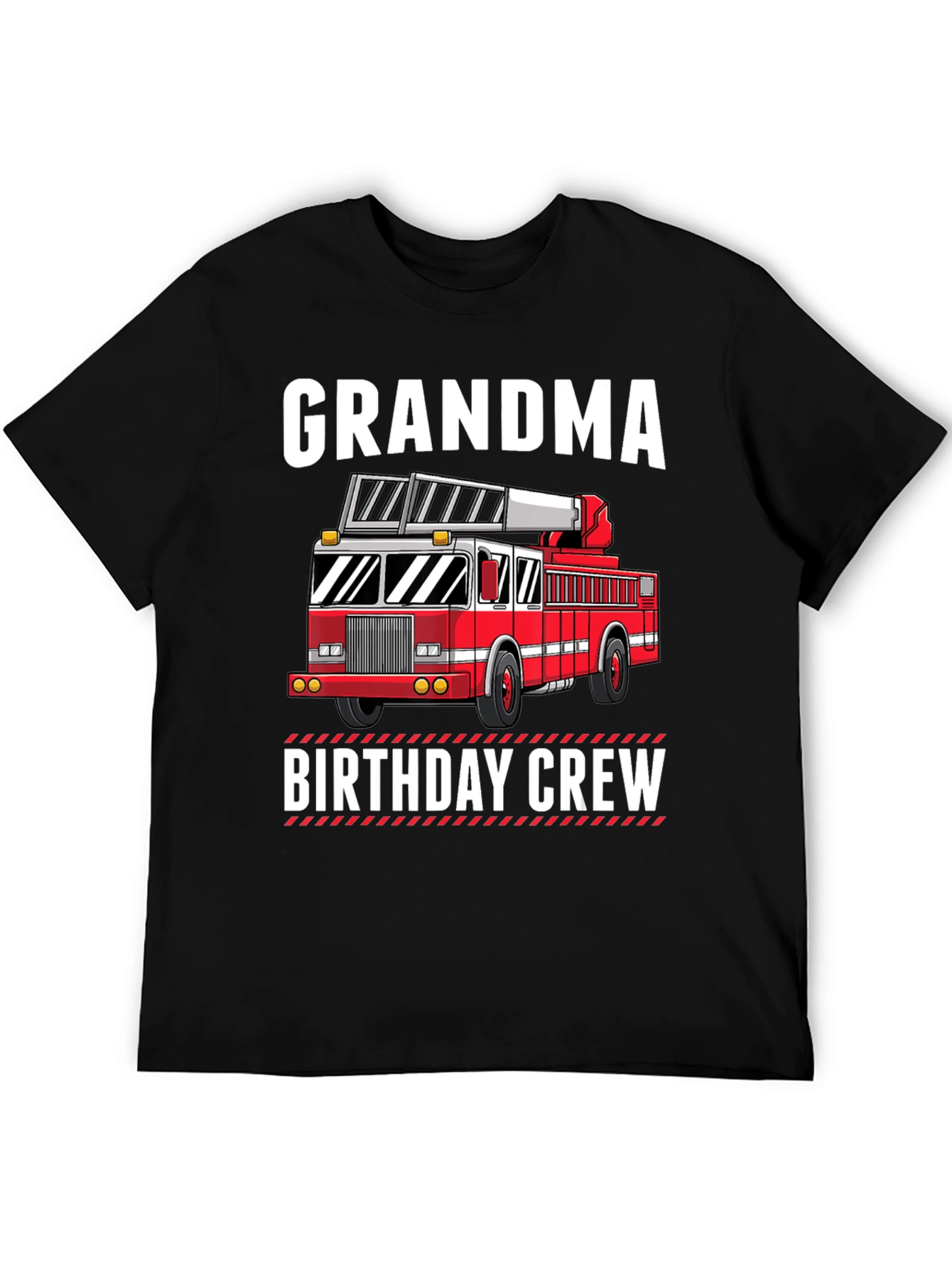 Grandma Birthday Crew Firetruck T-Shirt