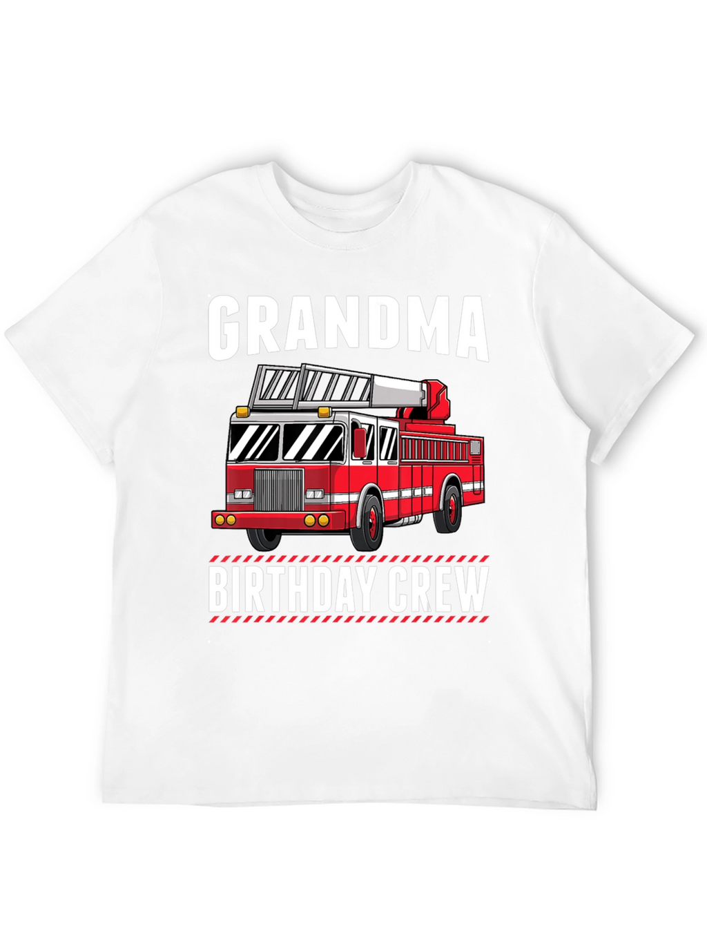 Grandma Birthday Crew Firetruck T-Shirt