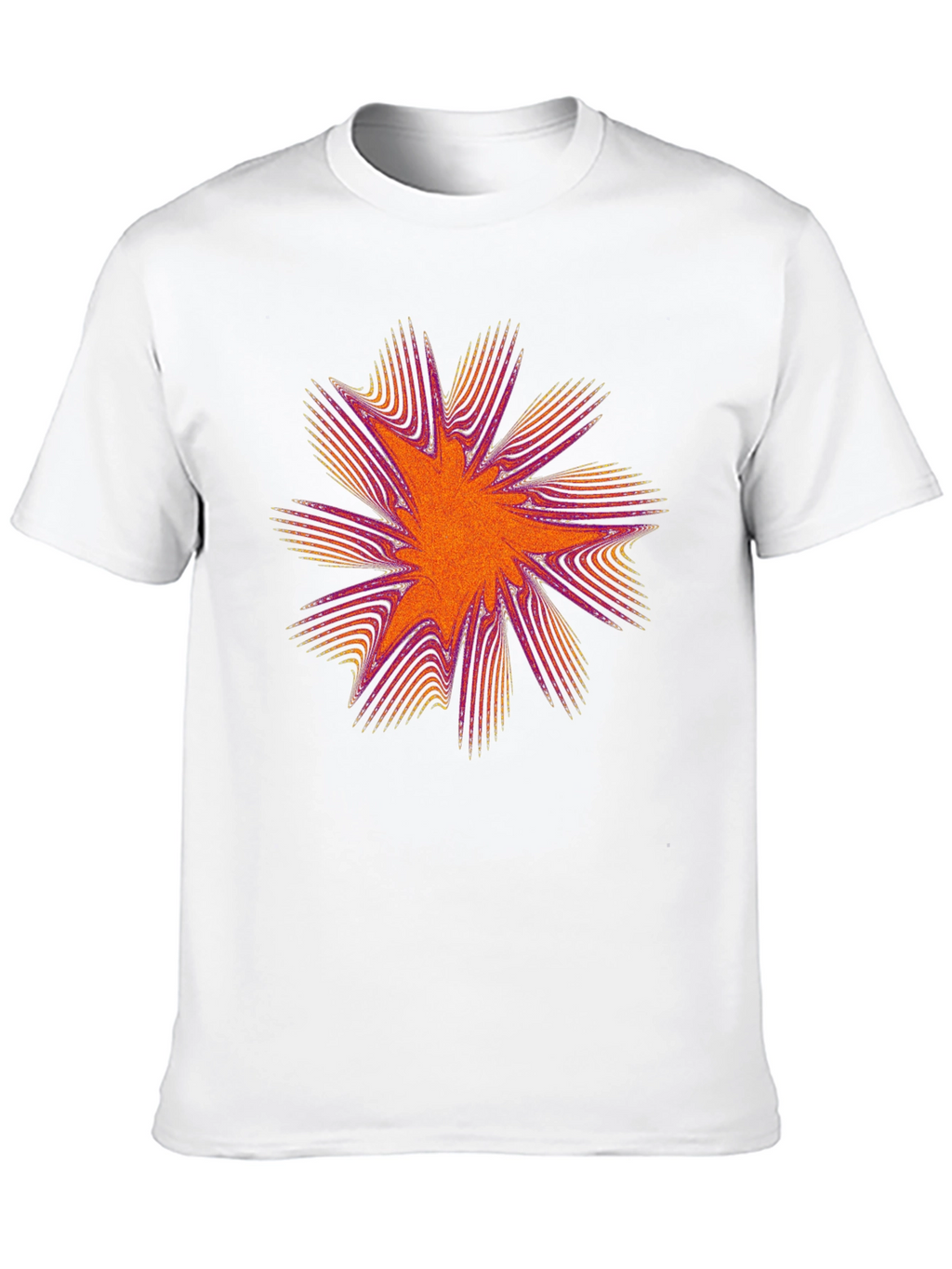 Abstract Burst Graphic Tee - Soft Cotton Comfort