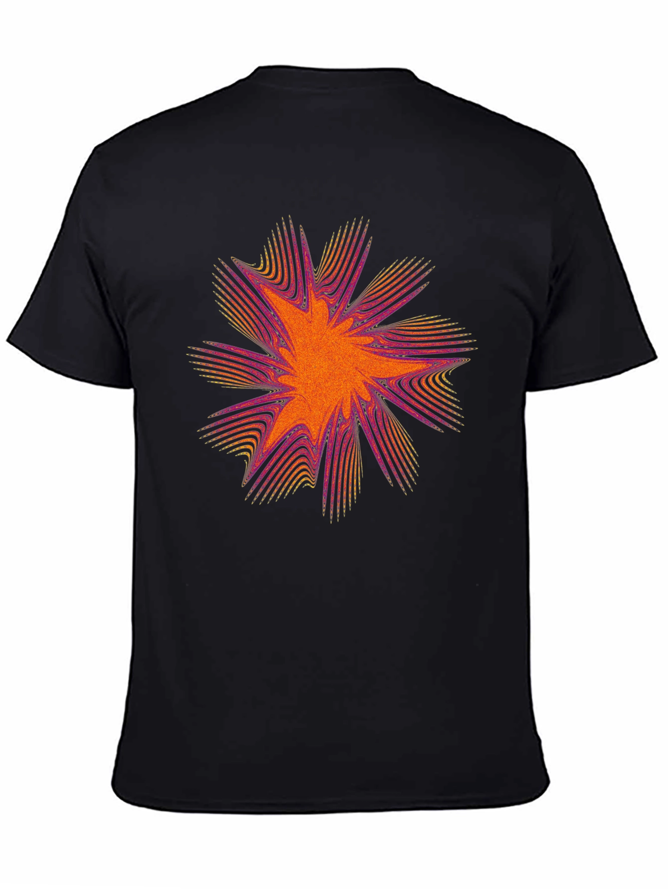 Abstract Burst Graphic Tee - Soft Cotton Comfort