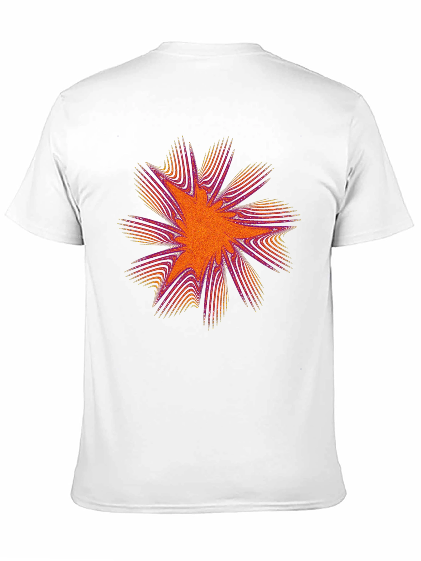 Abstract Burst Graphic Tee - Soft Cotton Comfort