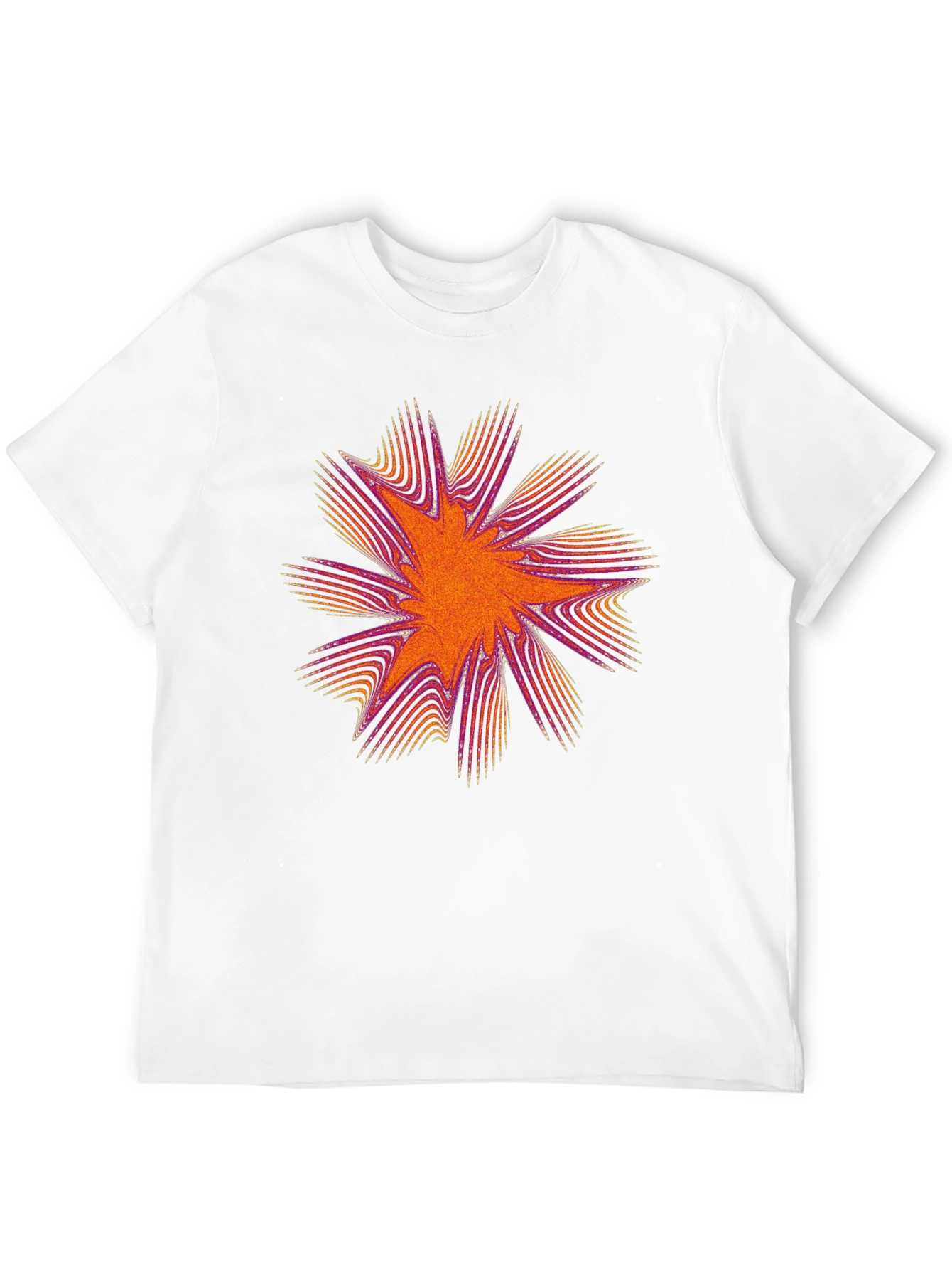 Abstract Burst Graphic Tee - Soft Cotton Comfort