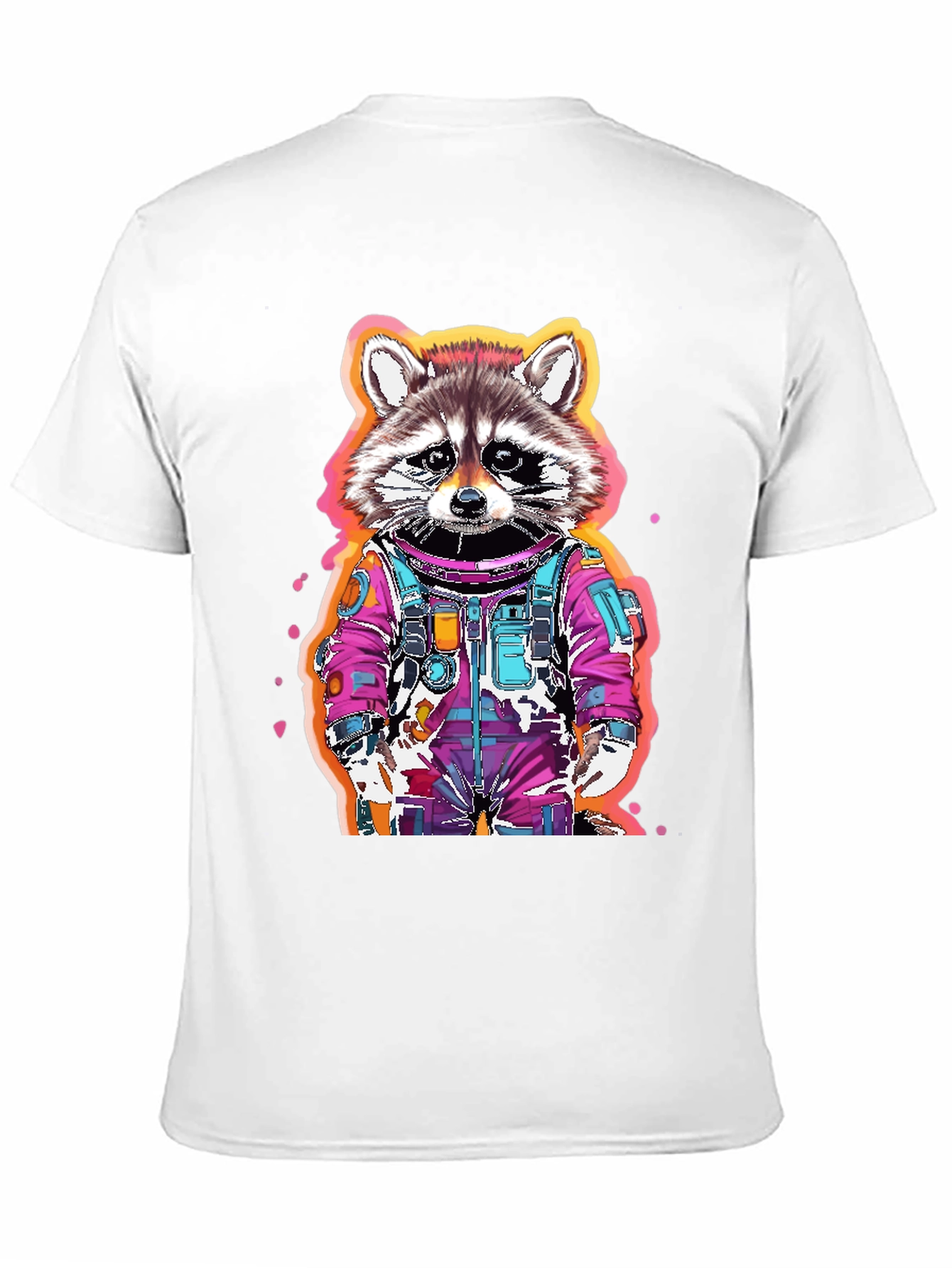 Raccoon Astronaut Graphic T-Shirt