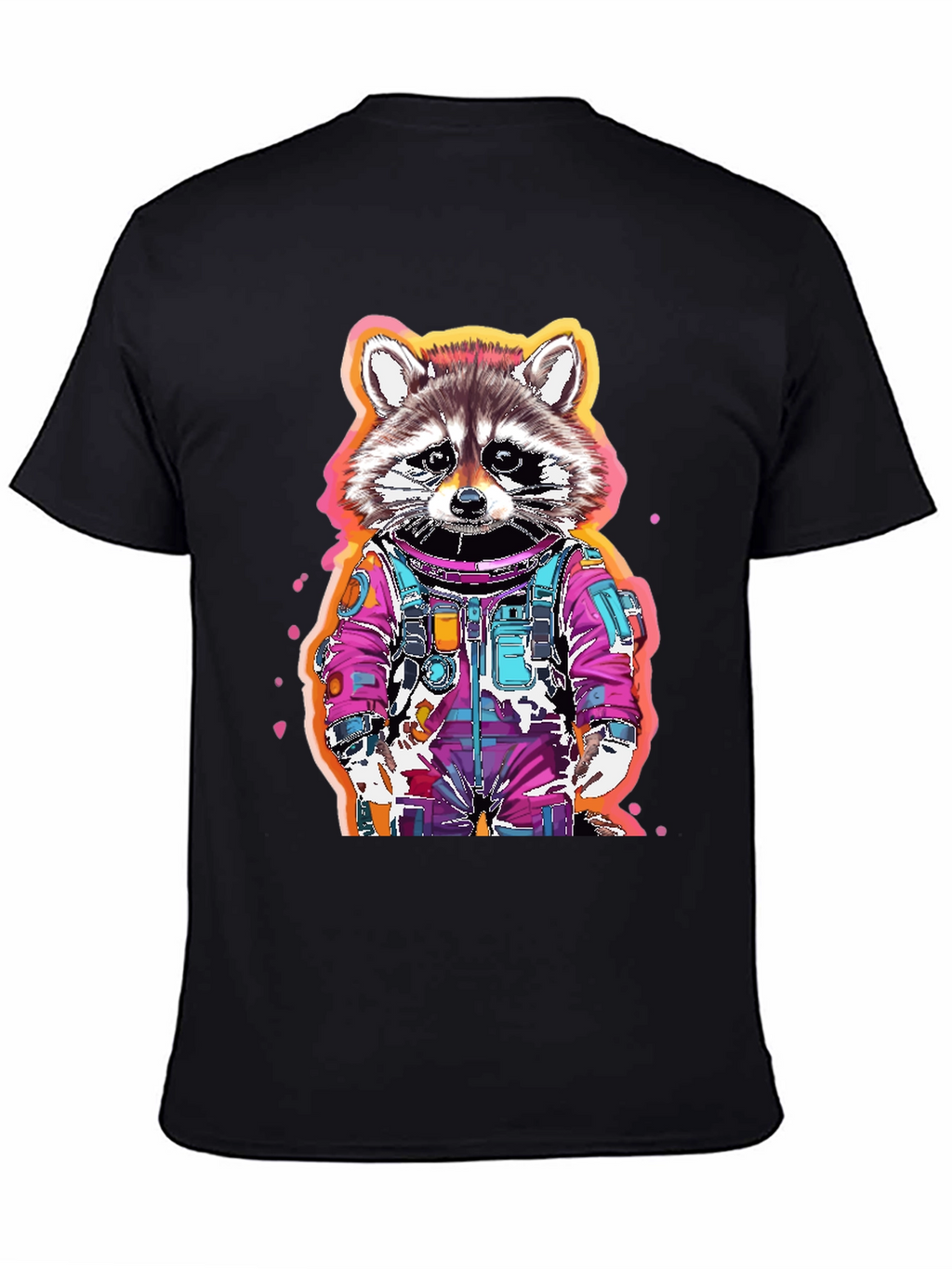 Raccoon Astronaut Graphic T-Shirt