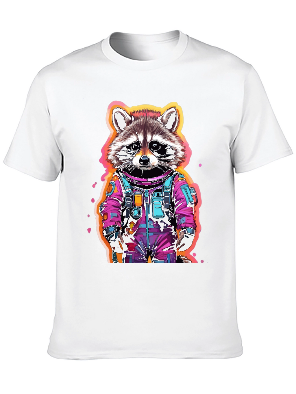 Raccoon Astronaut Graphic T-Shirt