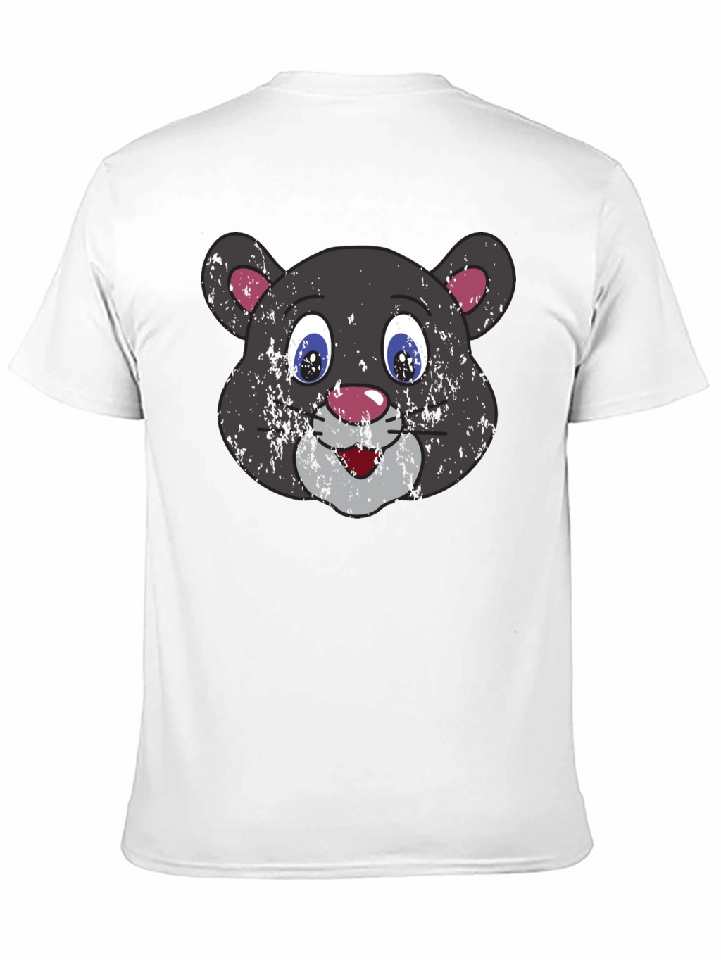 Cartoon Panther Graphic T-Shirt