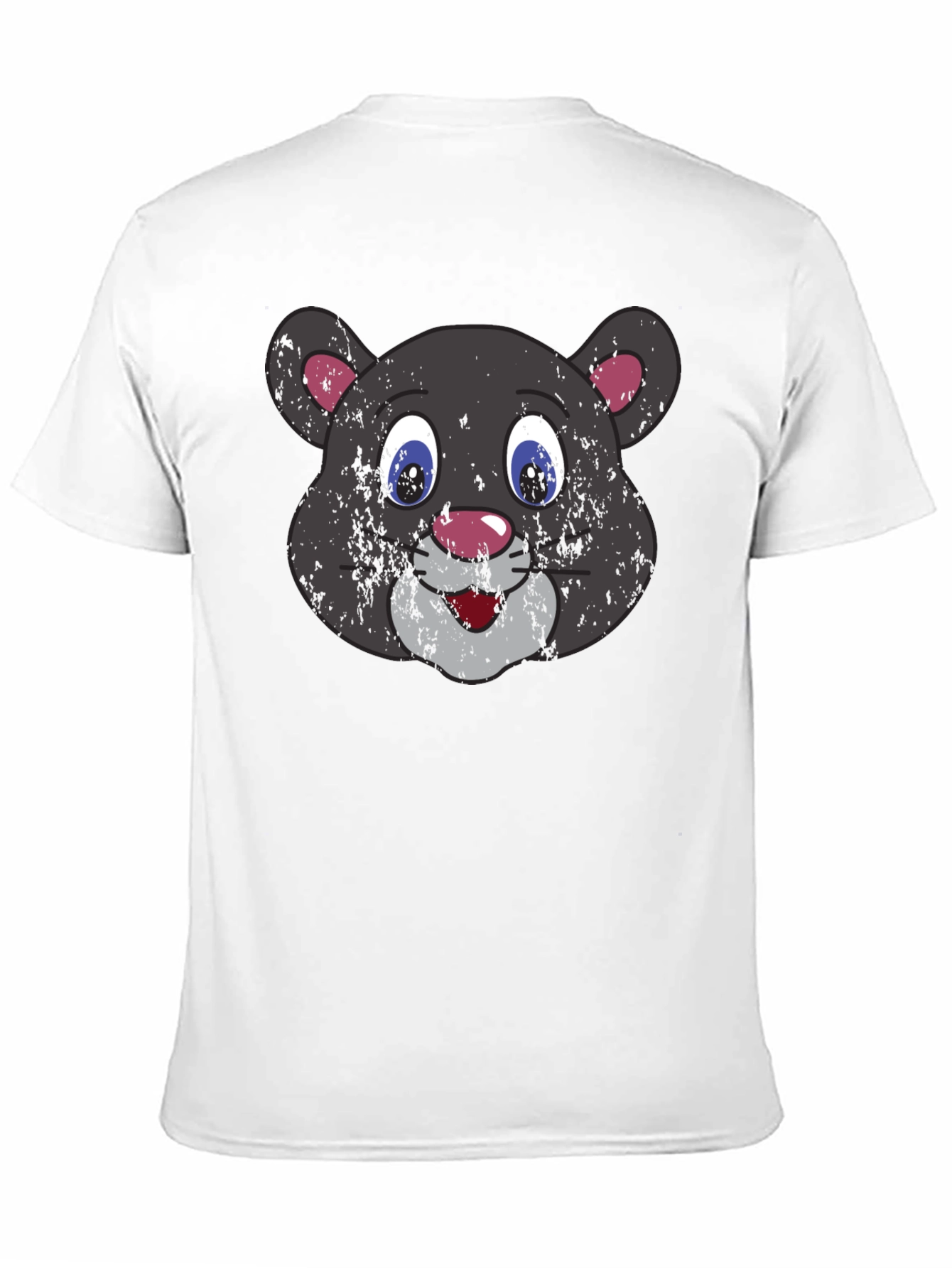 Cartoon Panther Graphic T-Shirt