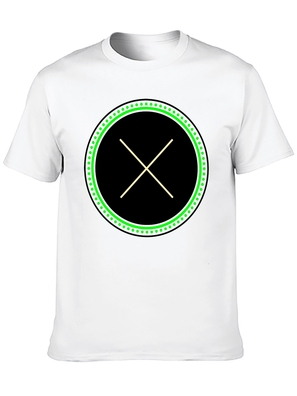 Modern X Graphic Black T-Shirt
