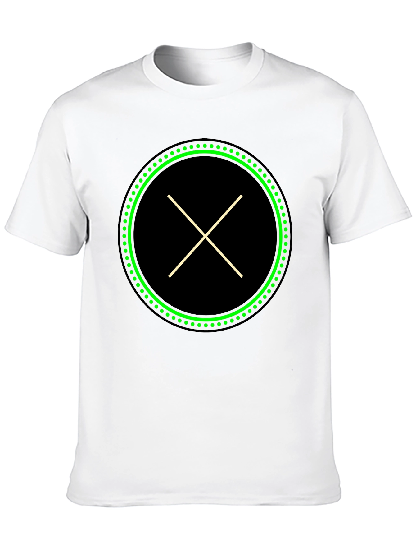 Modern X Graphic Black T-Shirt