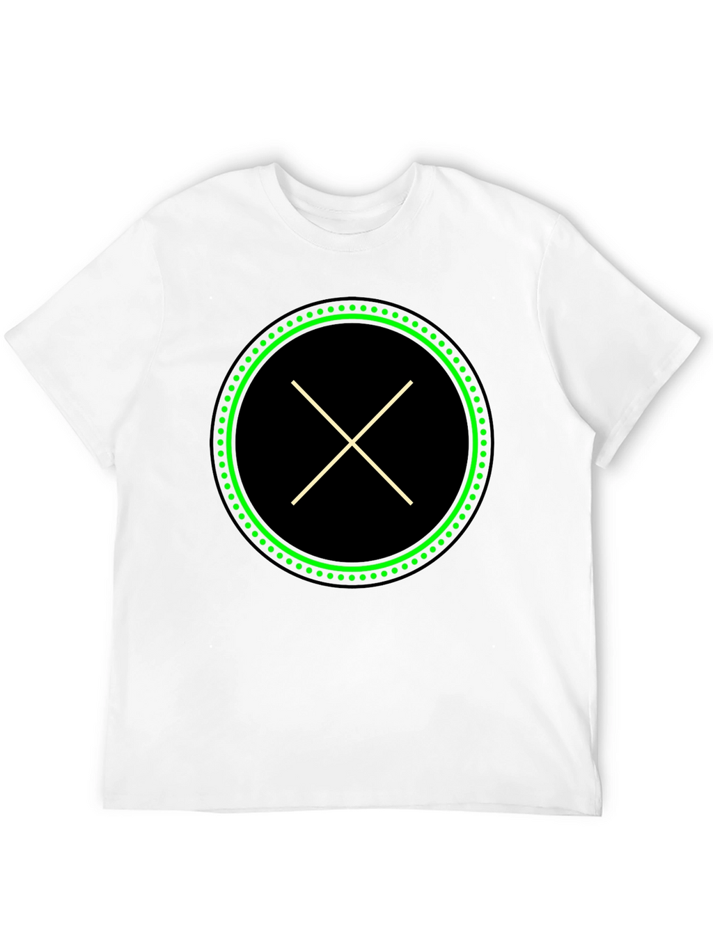 Modern X Graphic Black T-Shirt