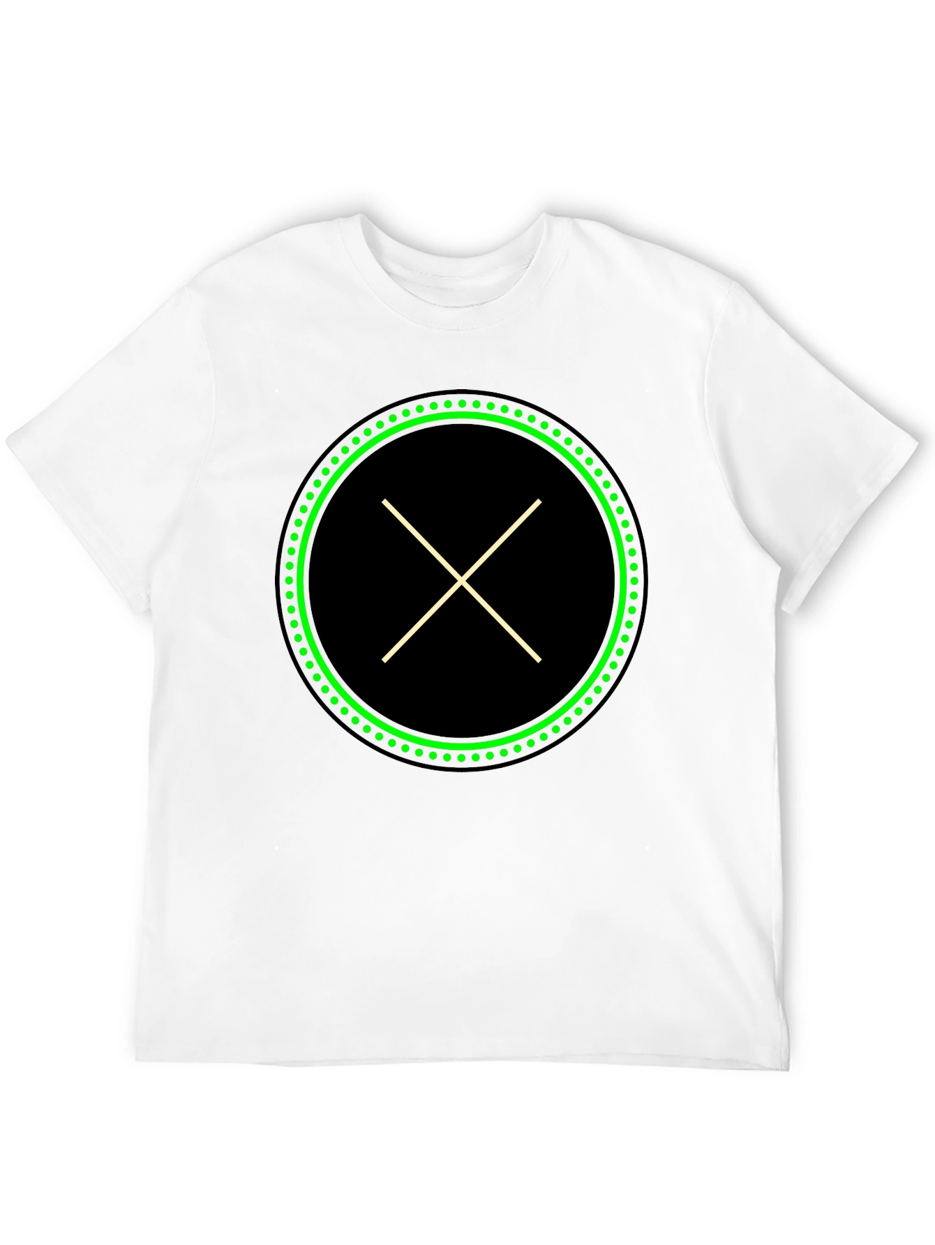 Modern X Graphic Black T-Shirt