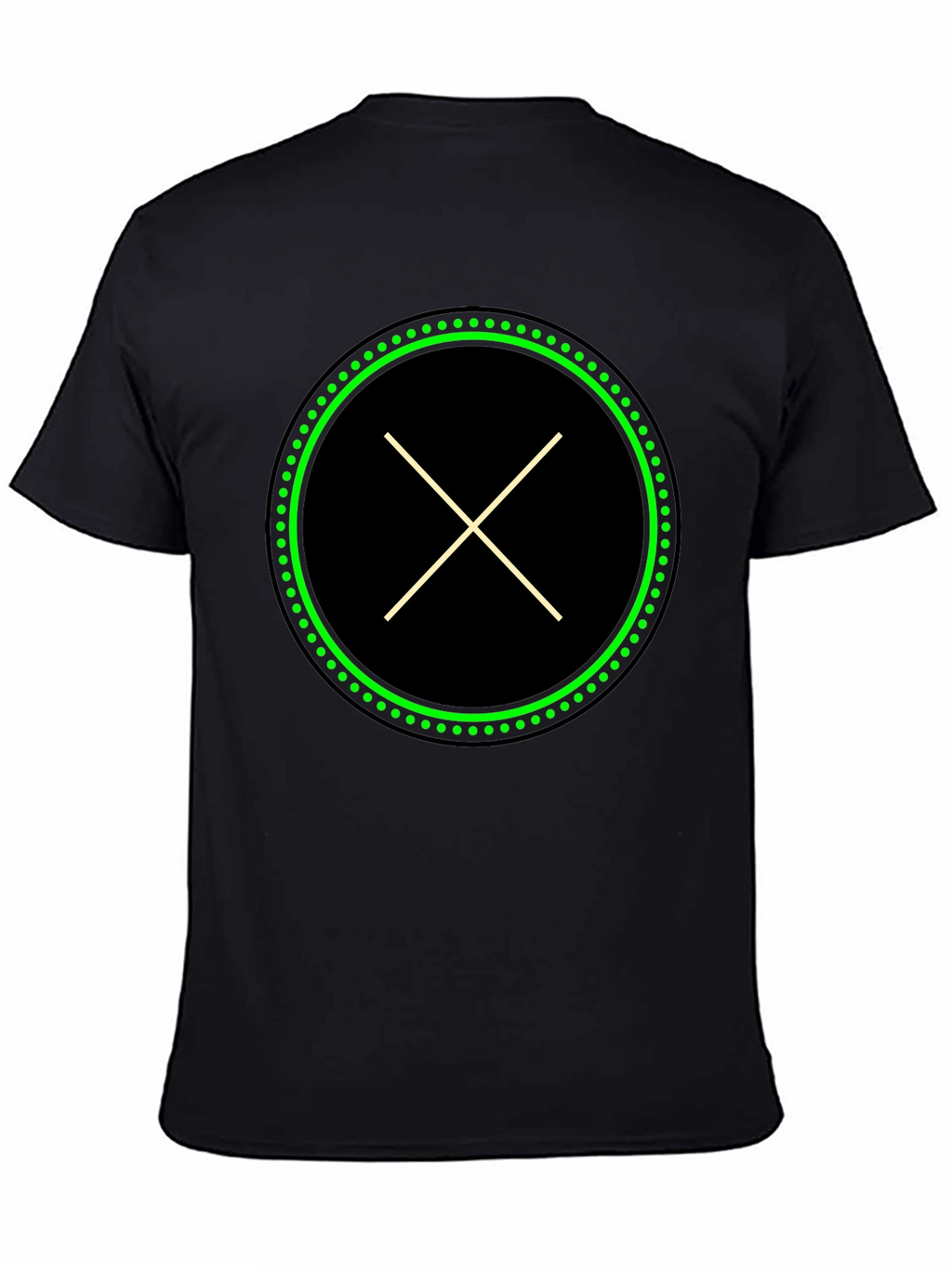 Modern X Graphic Black T-Shirt