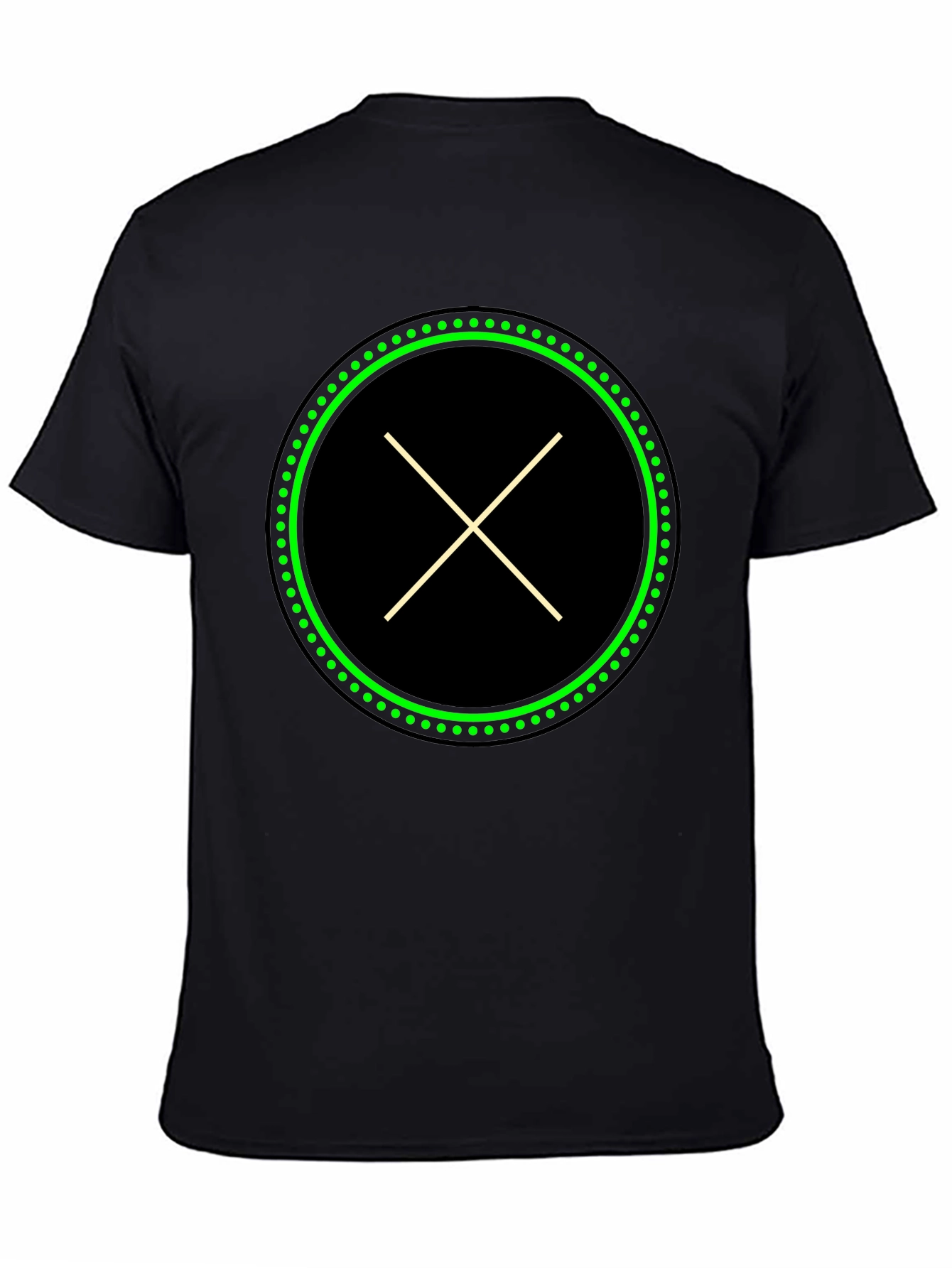 Modern X Graphic Black T-Shirt
