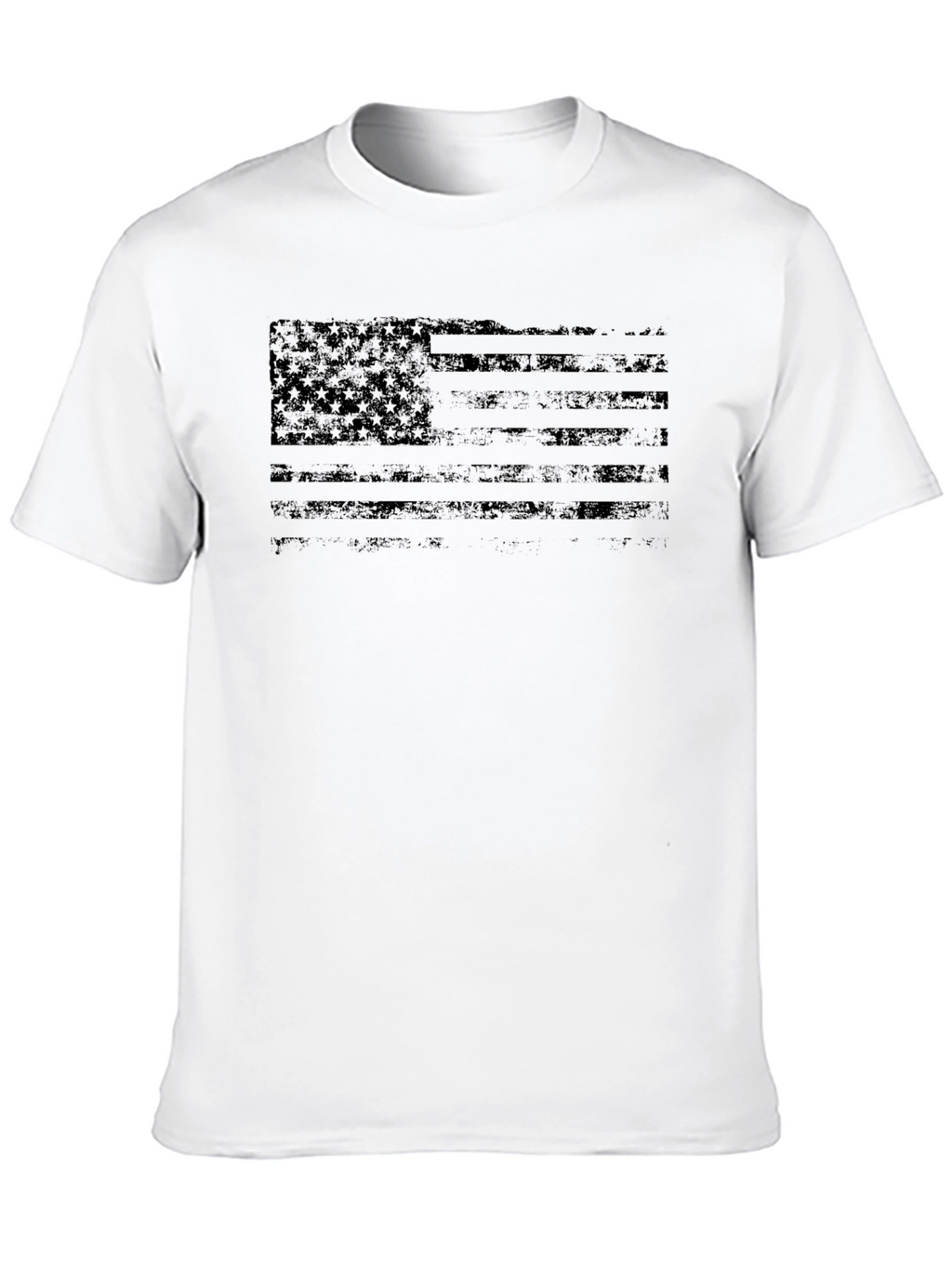 Distressed American Flag T-Shirt - Patriotic Tee