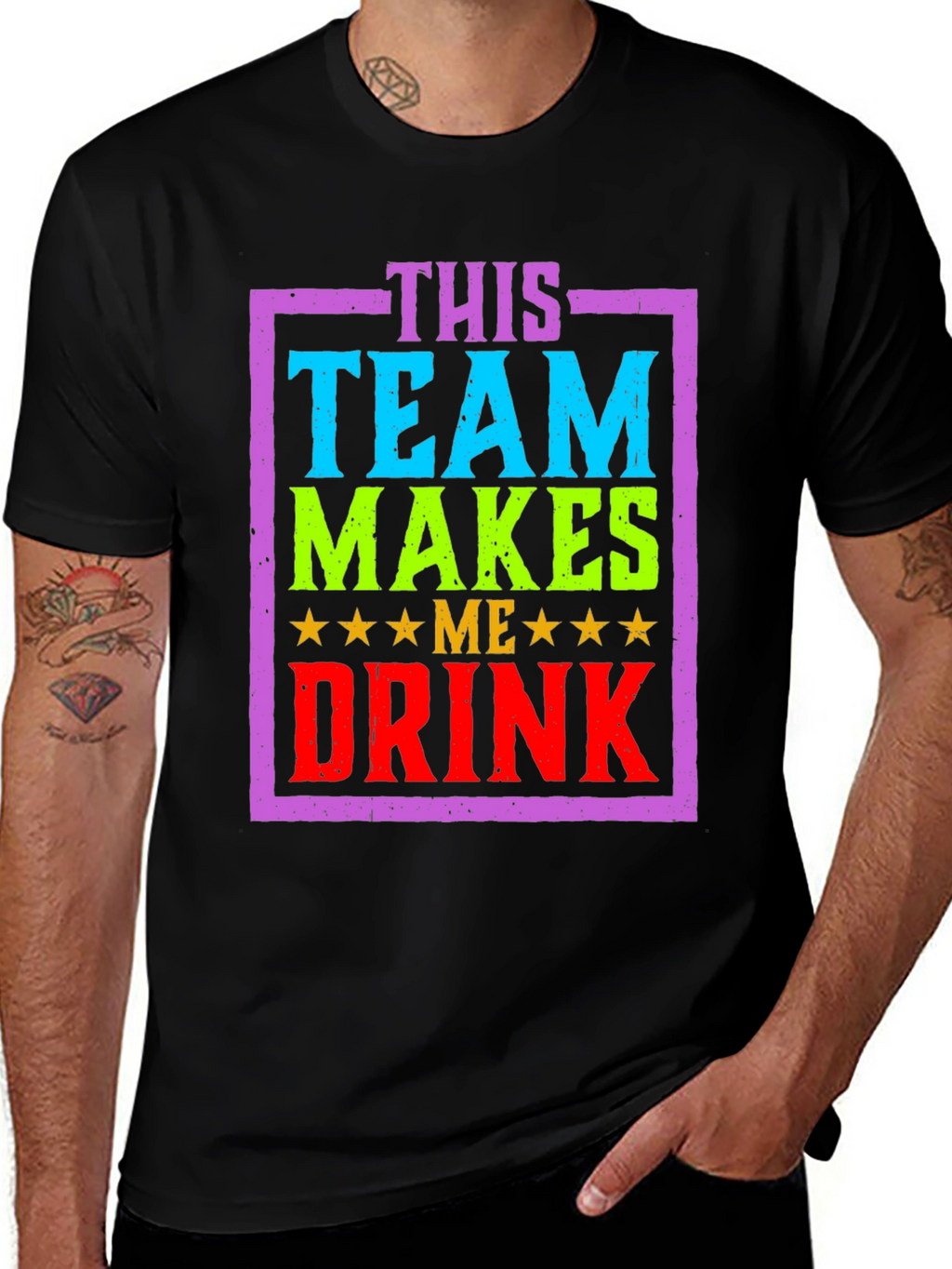 This Team Makes Me Drink T-Shirt